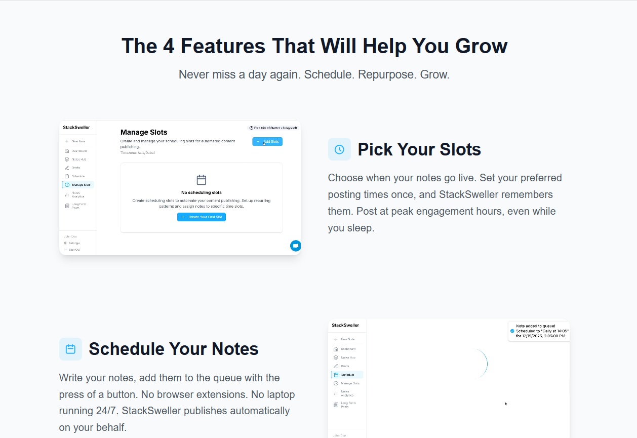 Stacksweller screenshot 1