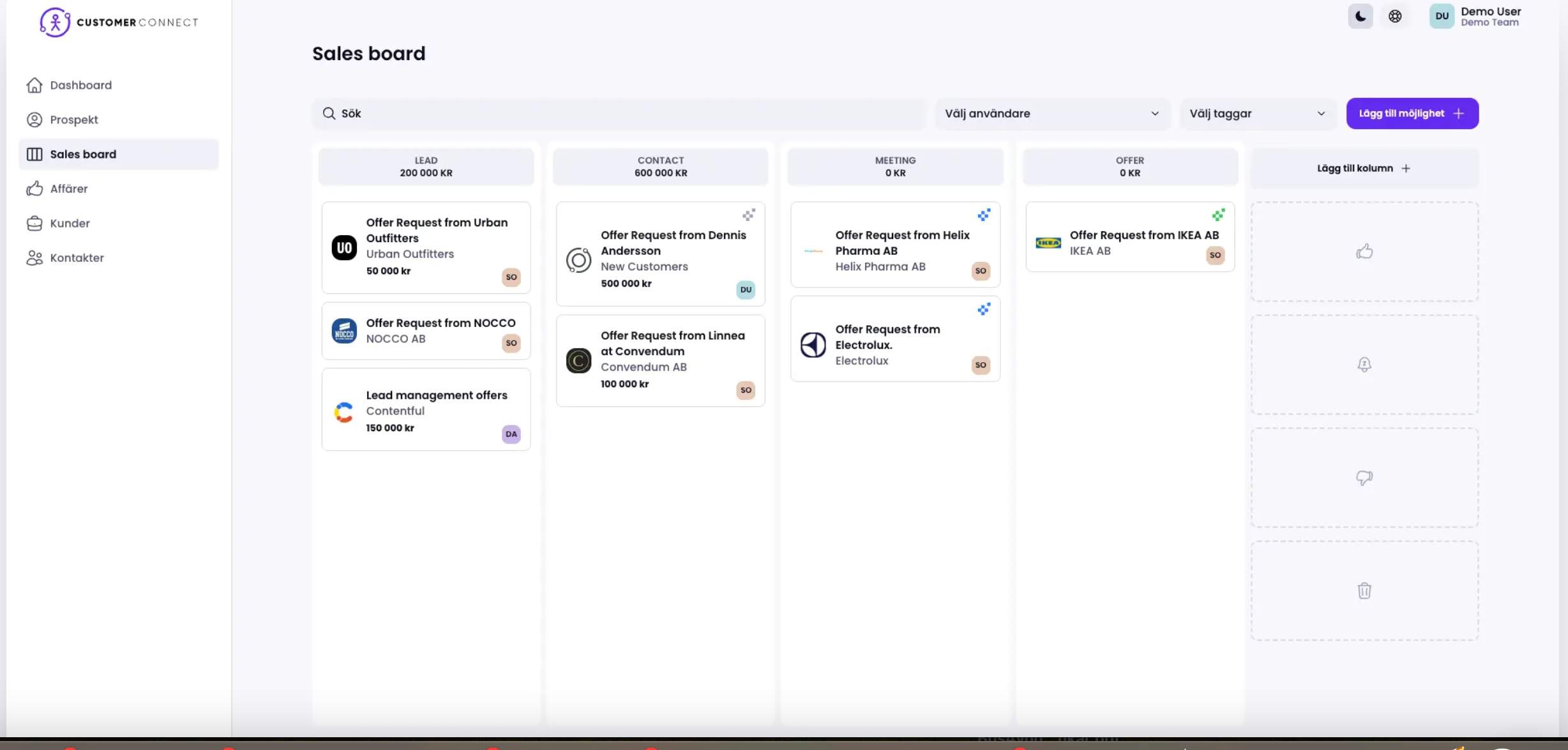 Customer Connect CRM screenshot 1