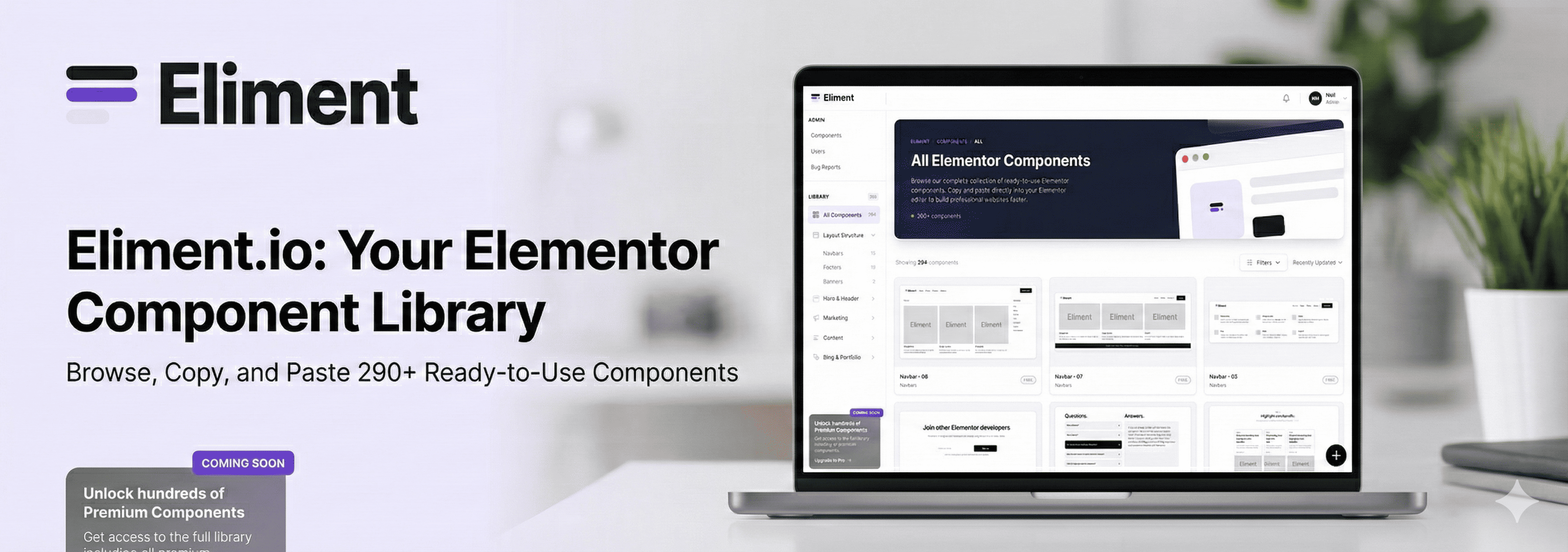 Eliment – Reusable Elementor components to build faster, cleaner sites ...