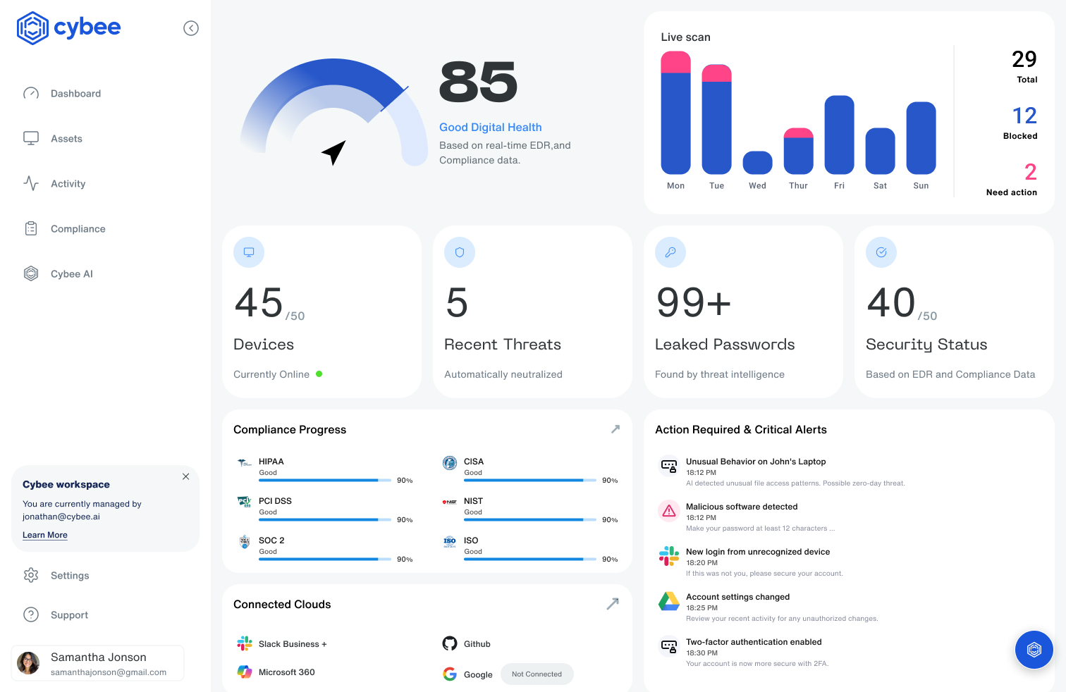 Cybee.ai screenshot 1