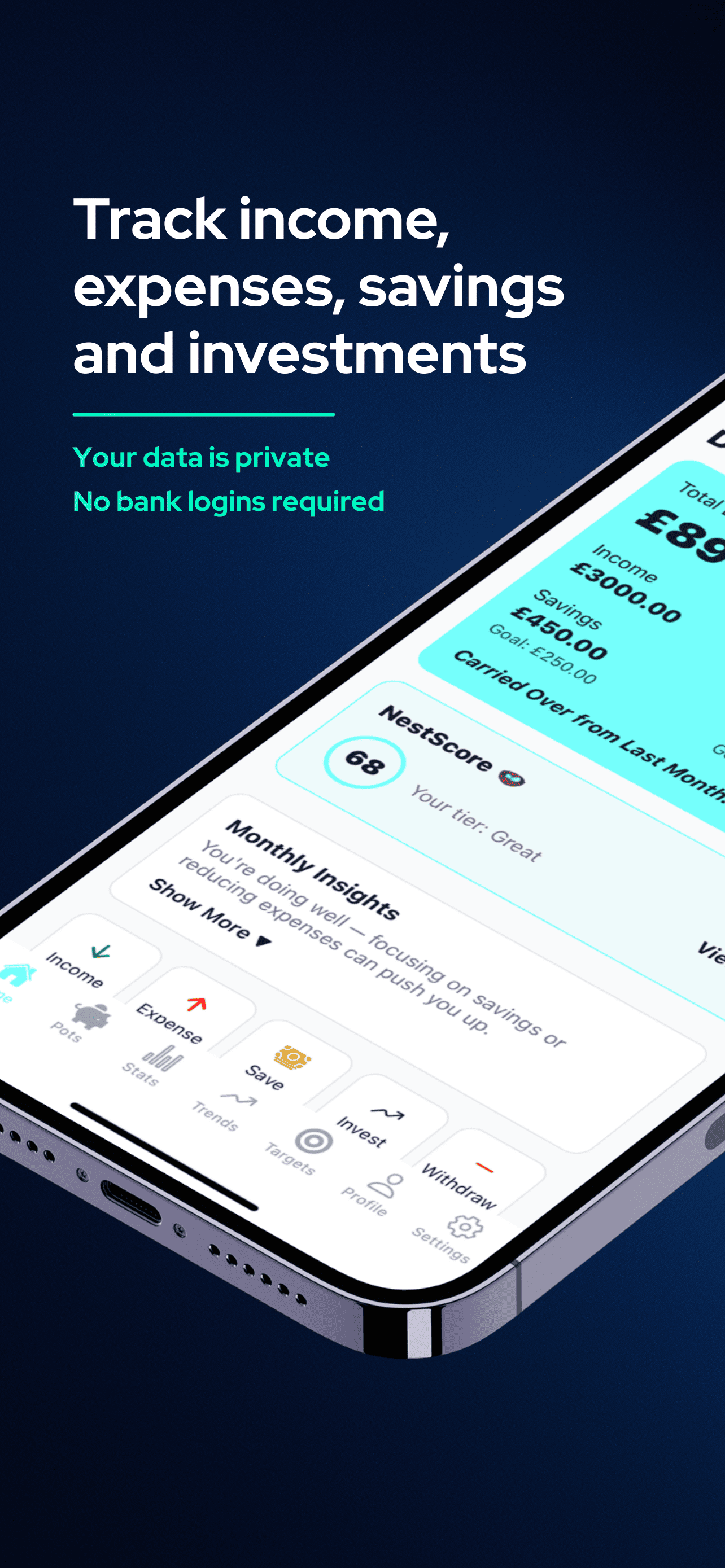 BudgetNest screenshot 1
