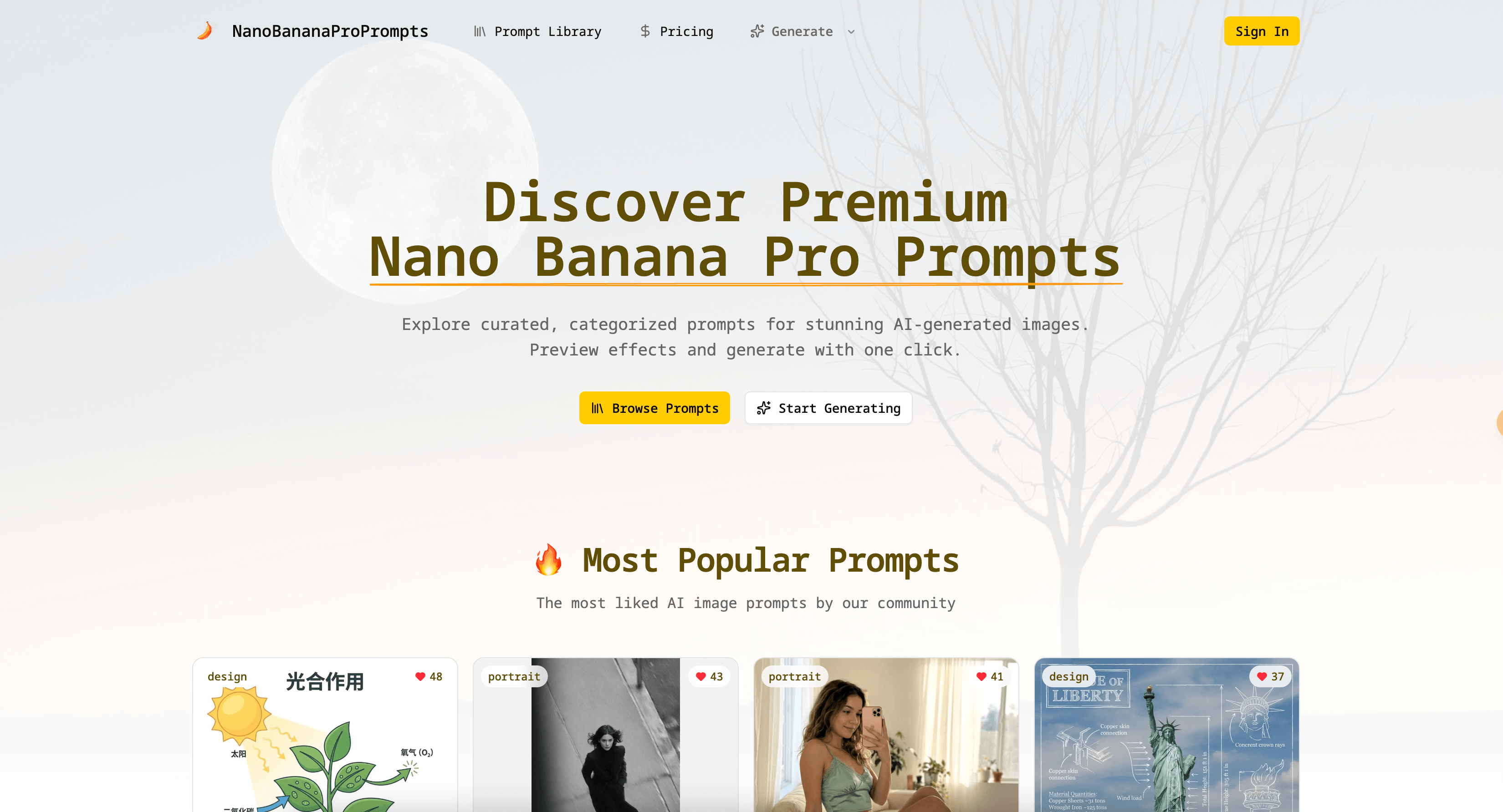 Nano Banana Pro Prompts screenshot 1