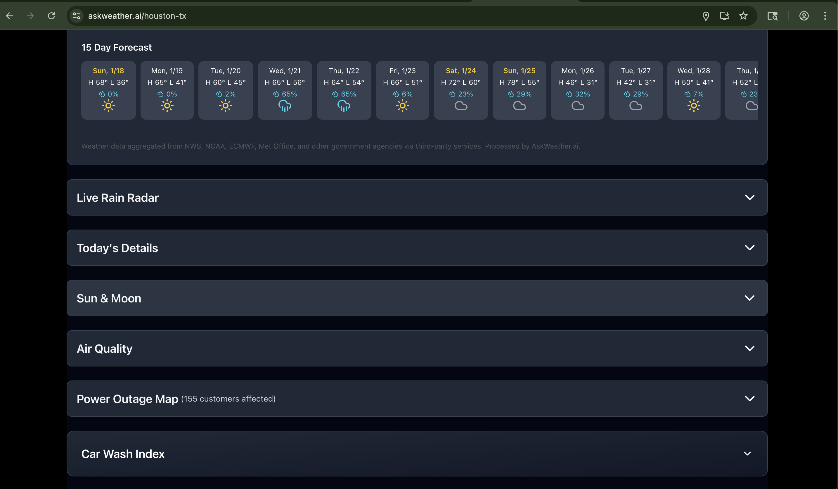 Ask Weather screenshot 2