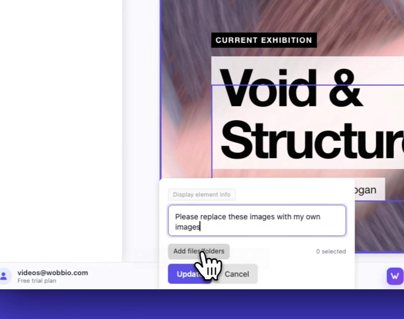 Wobbio screenshot 2