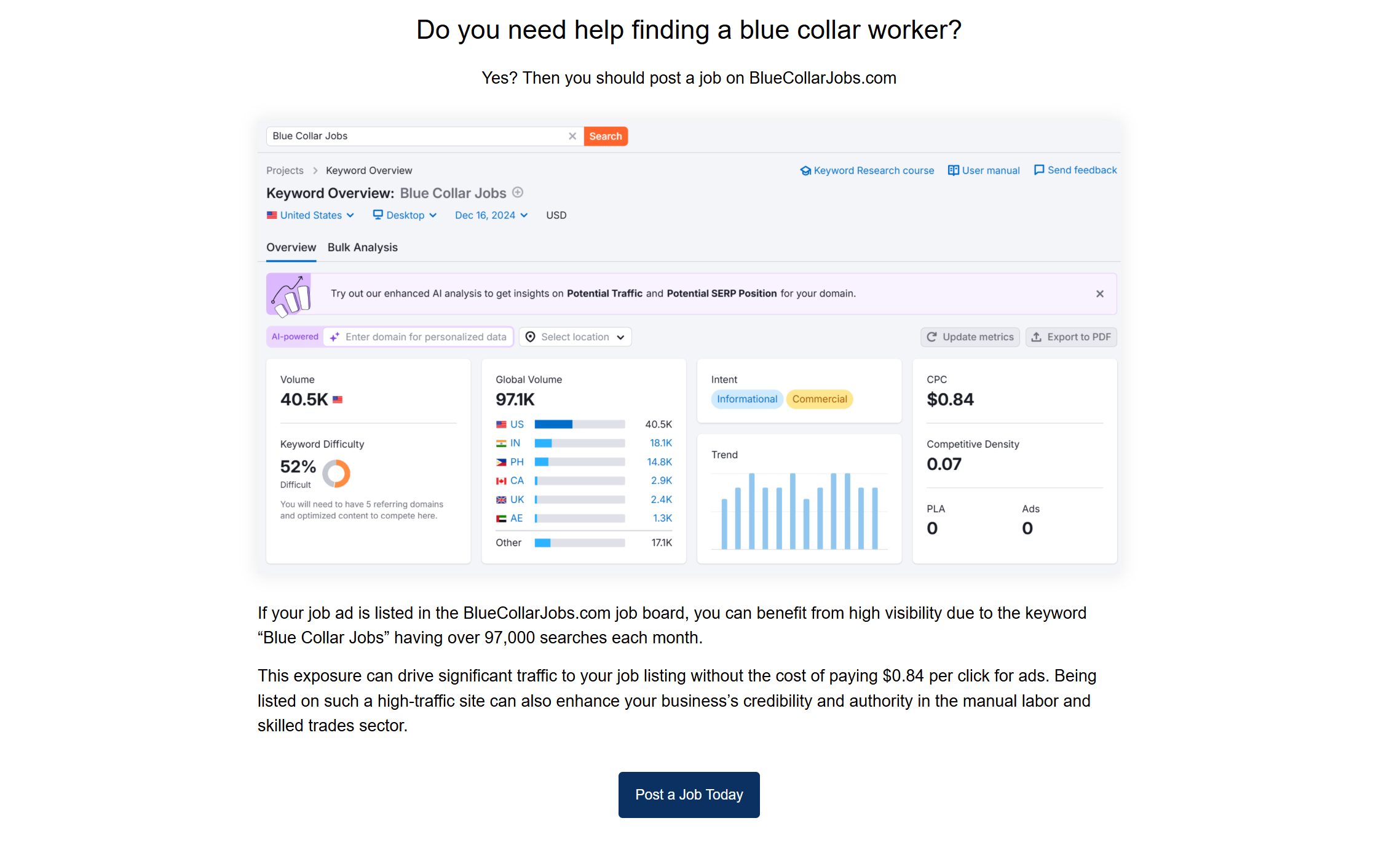 BlueCollarJobs.com screenshot 2