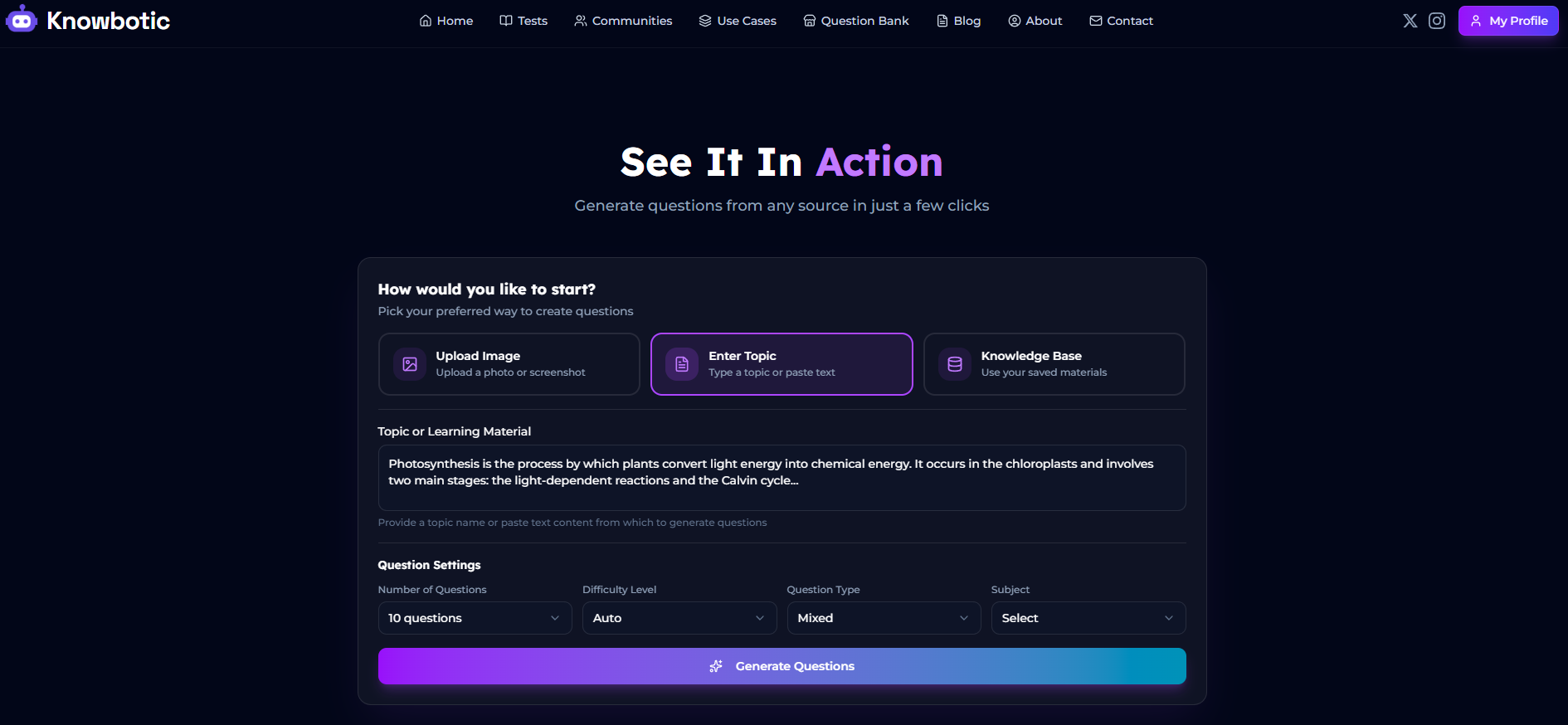 Knowbotic screenshot 2