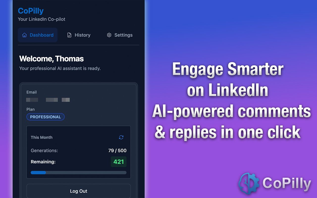 CoPilly screenshot 1