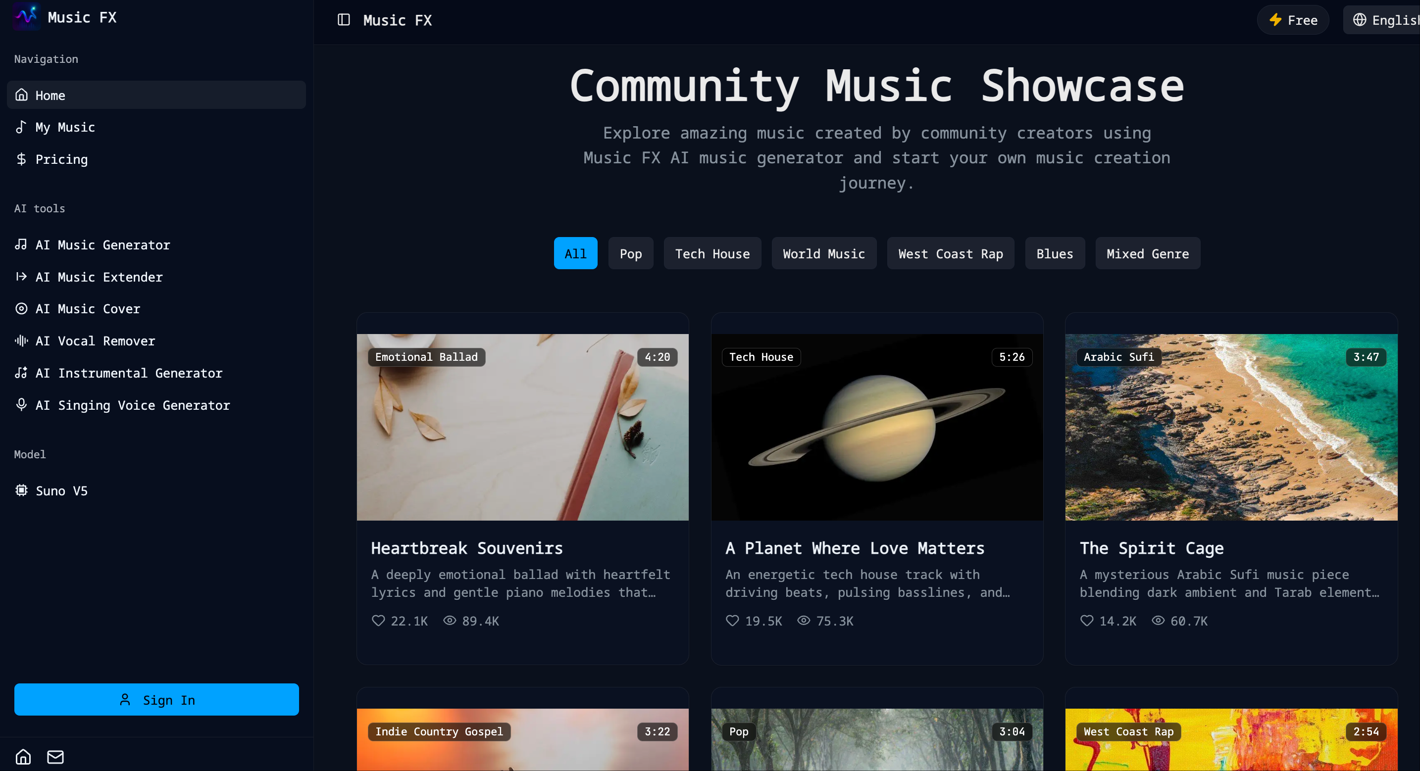 Music FX screenshot 1