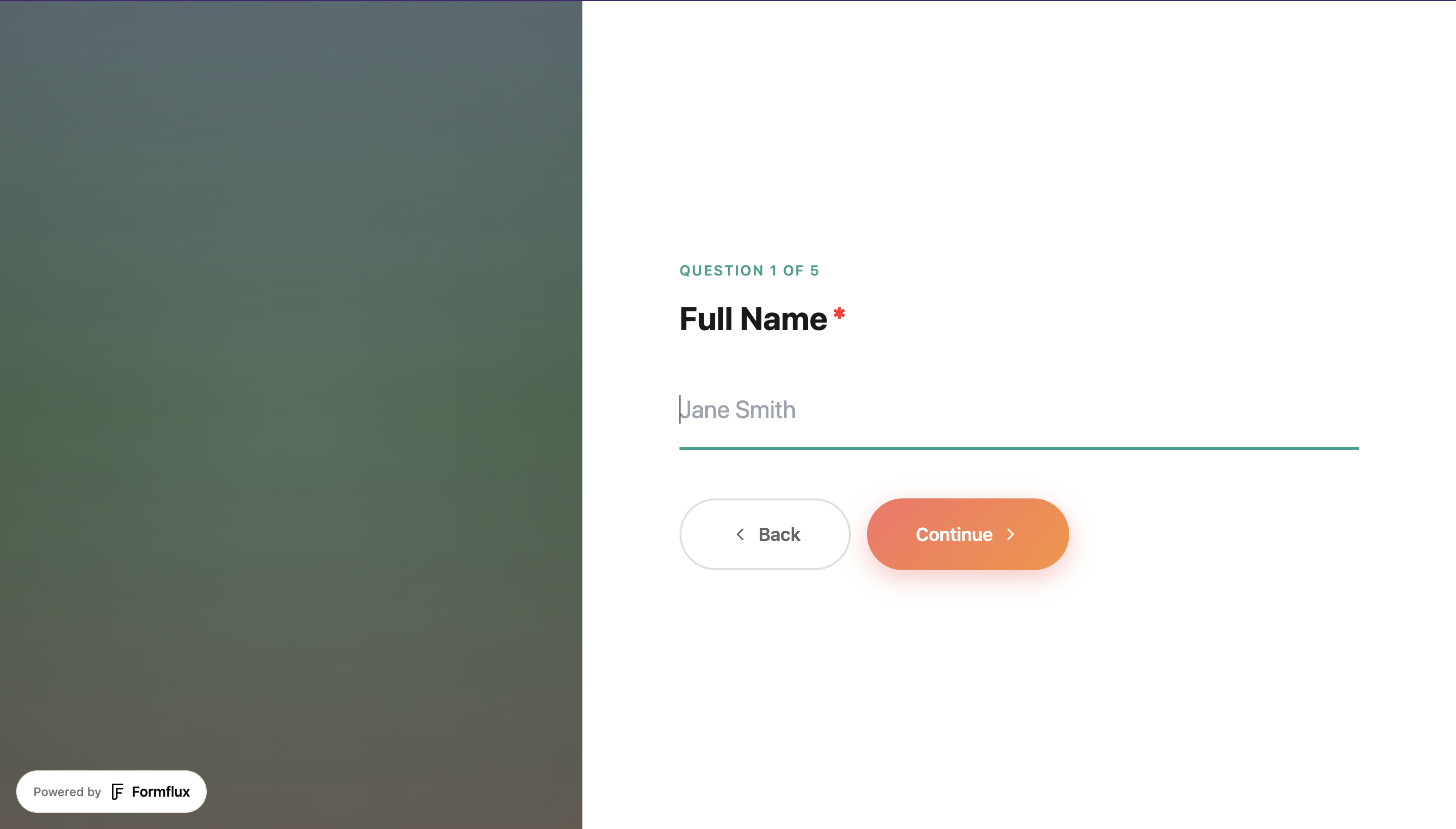 Formflux screenshot 1