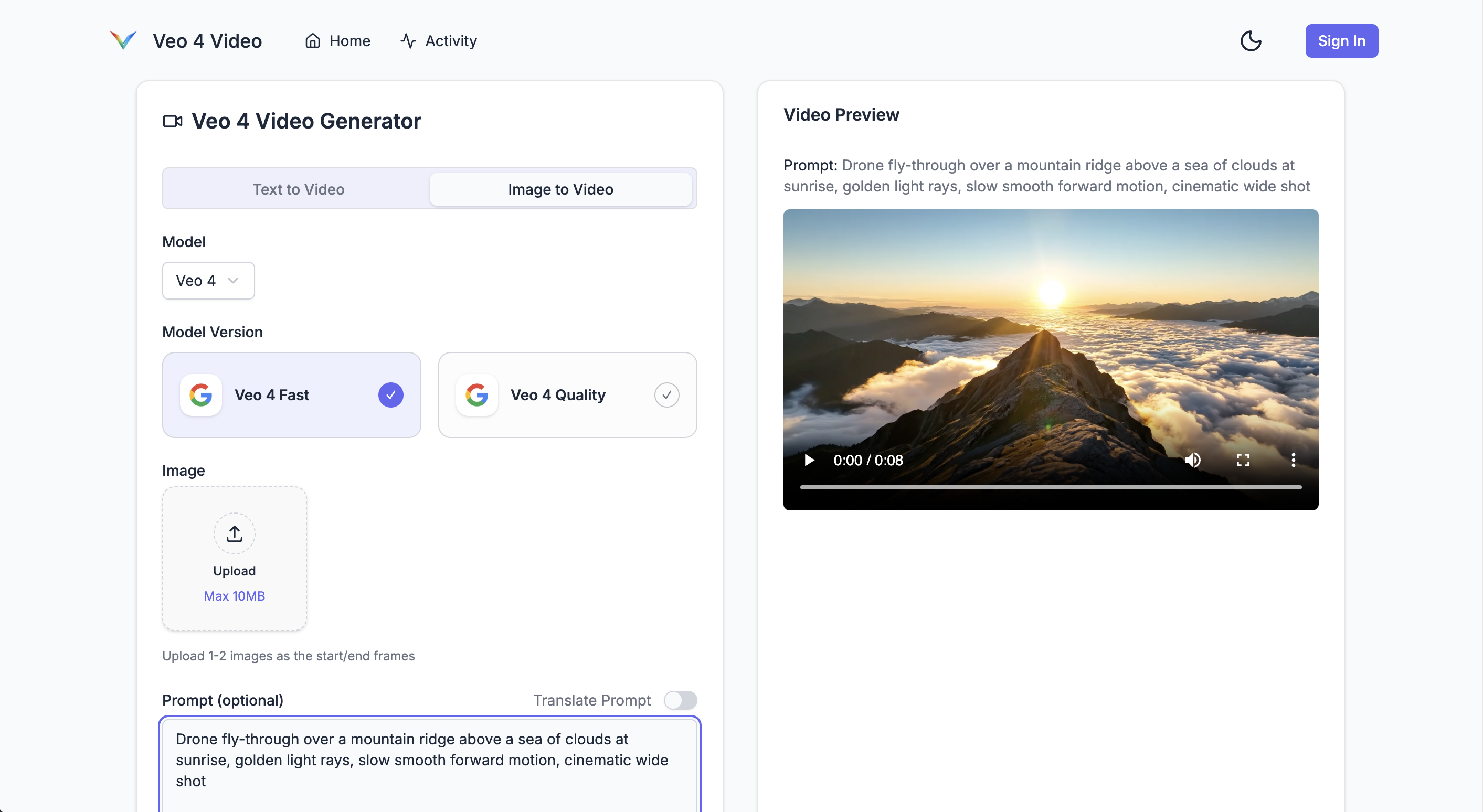Veo 4 AI Video screenshot 1
