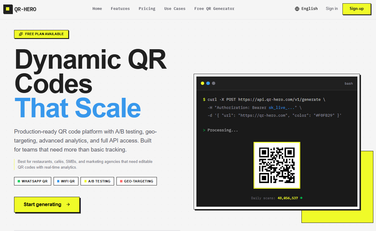 QR Hero screenshot 1