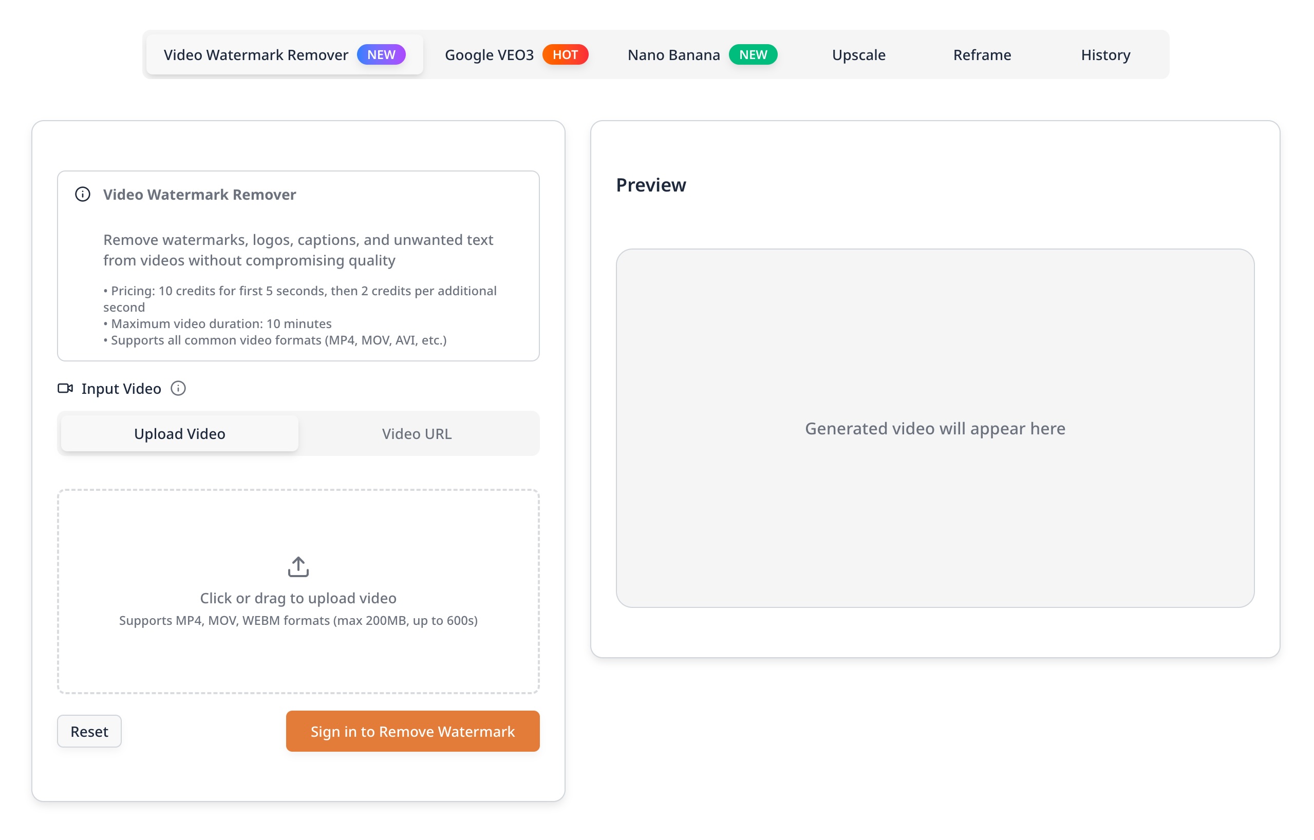 Video Watermark Remover screenshot 1