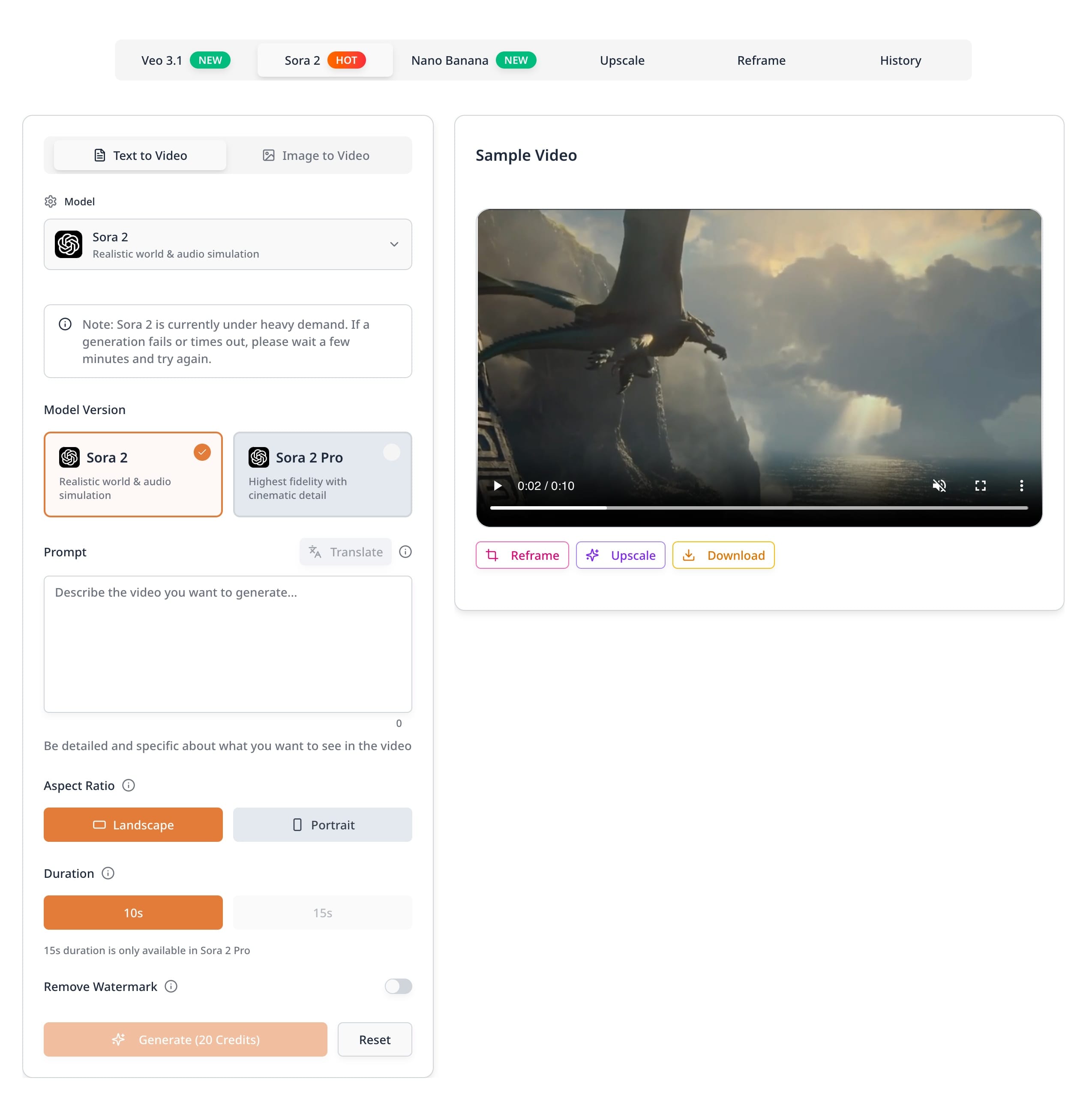 Veo 3 - Cinematic AI Video Generator with Audio screenshot 2