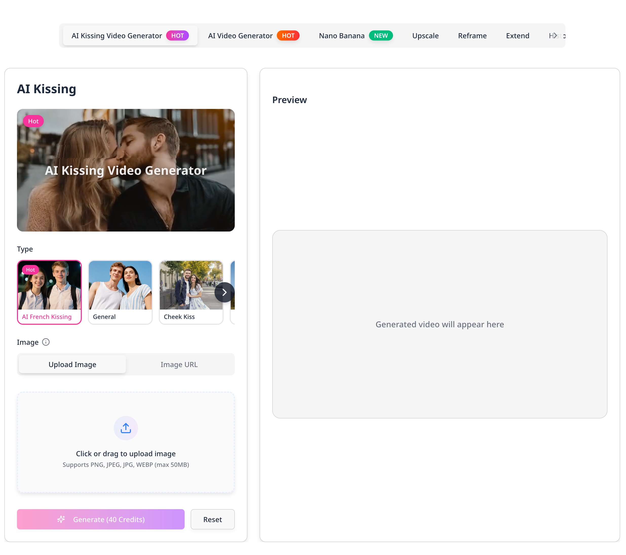 AI Kissing Video Generator screenshot 2