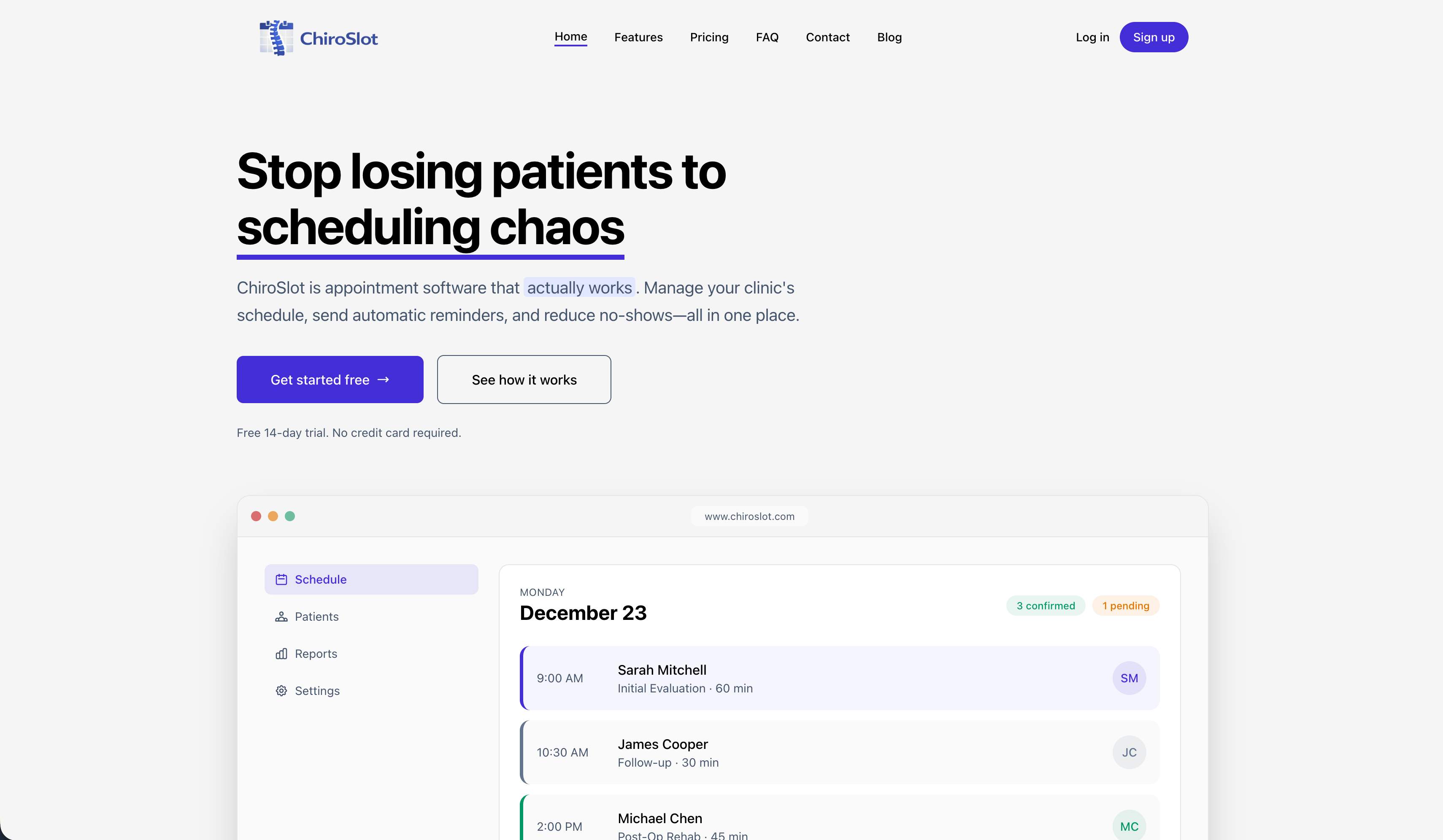 ChiroSlot screenshot 1
