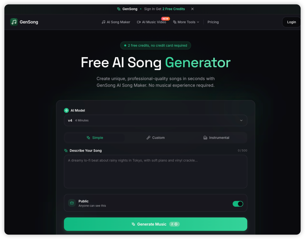 Gen Song AI  screenshot 1