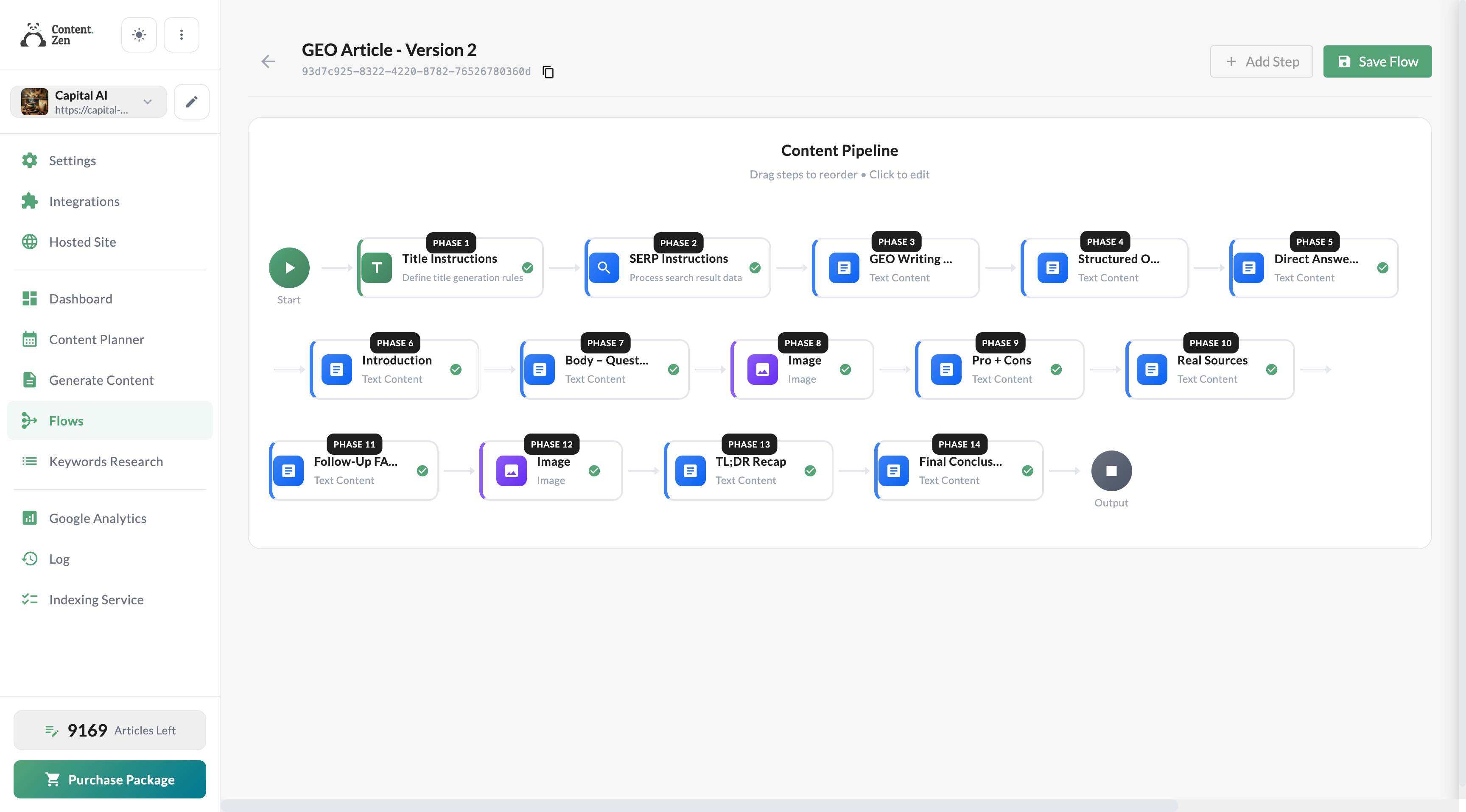 Content Zen screenshot 1
