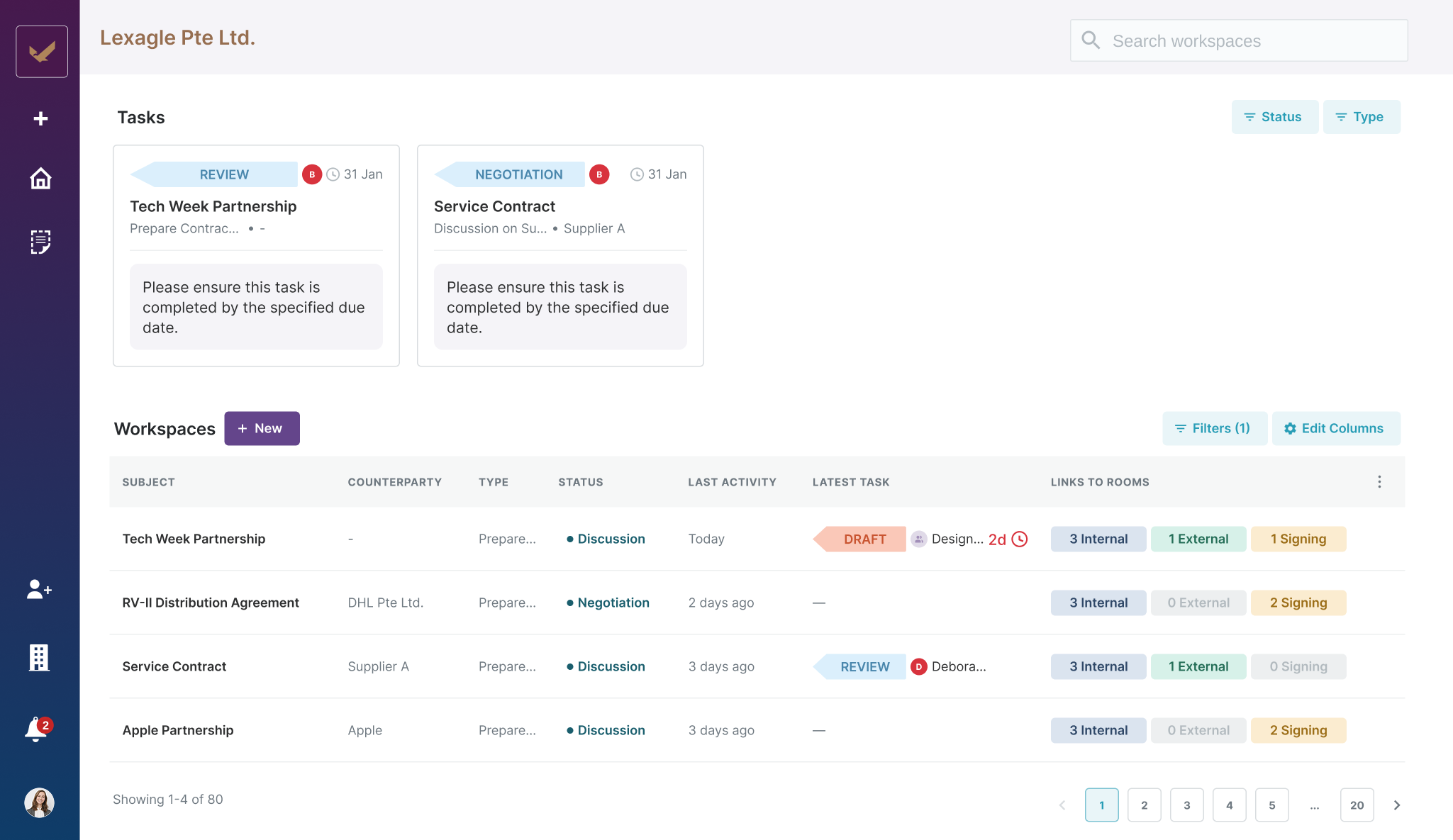 Lexagle screenshot 1