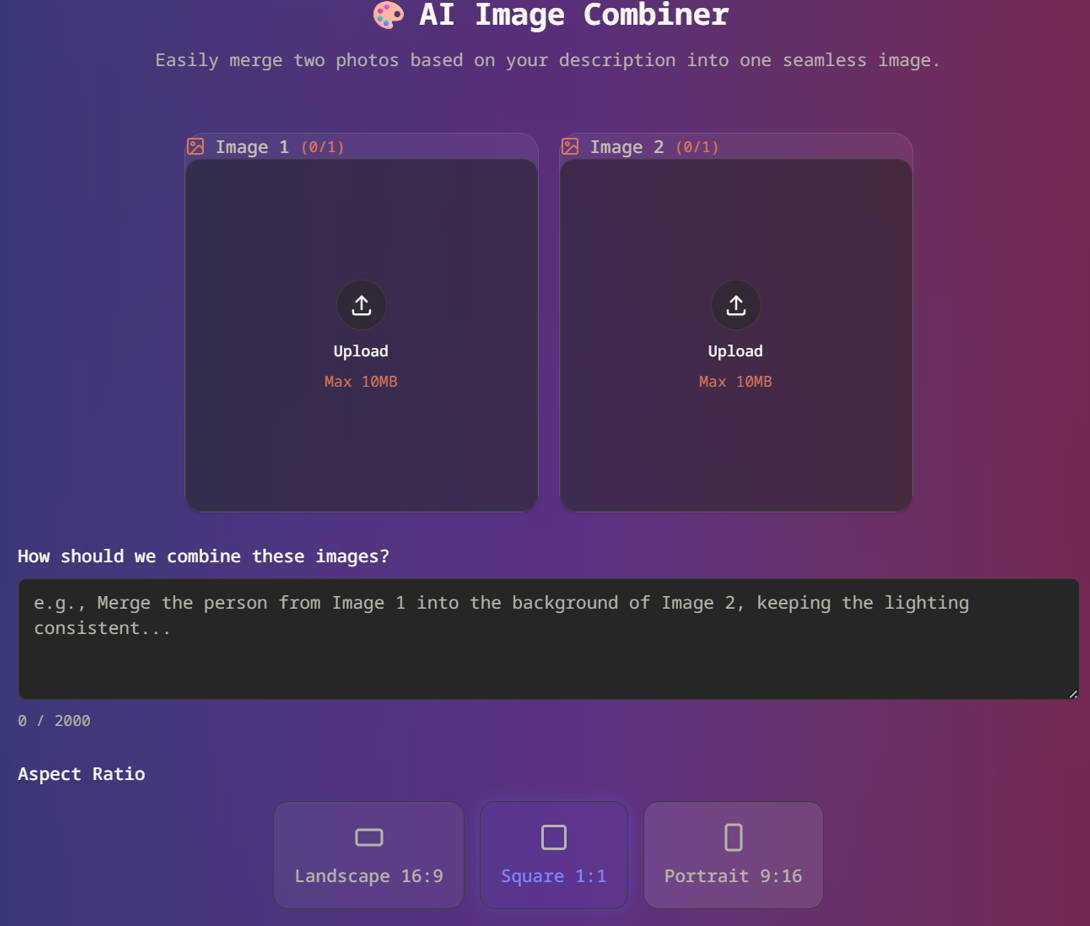 Ai Picture Combiner screenshot 1