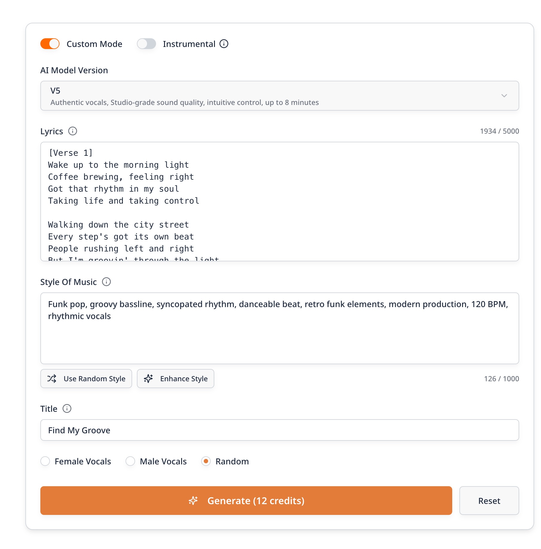 AI Music Generator - Create Songs from Text with AI screenshot 1