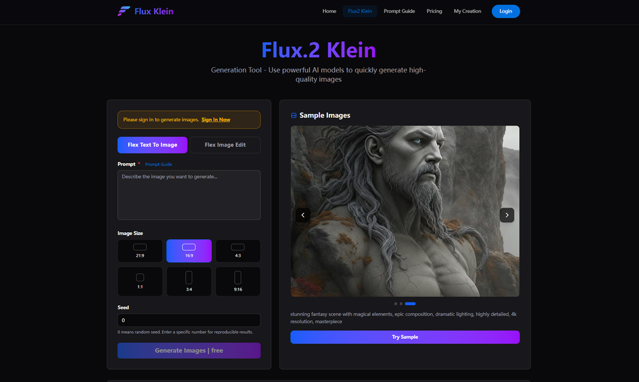 Flux Klein screenshot 3