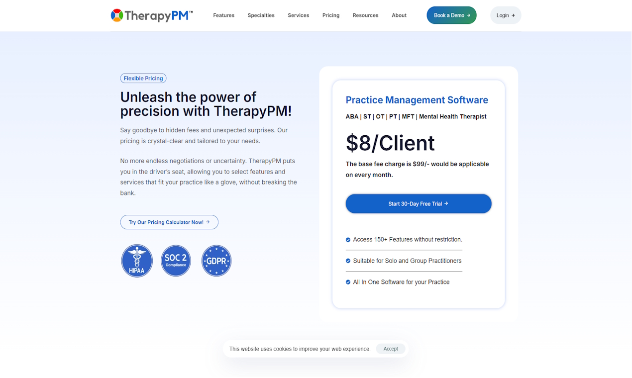 TherapyPM screenshot 1