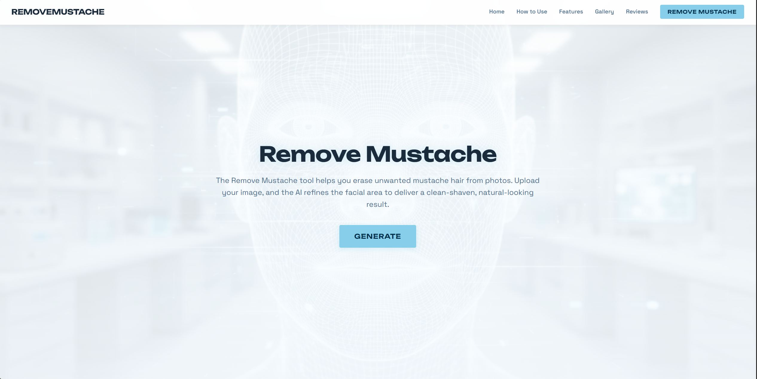 AI Mustache Remover screenshot 1