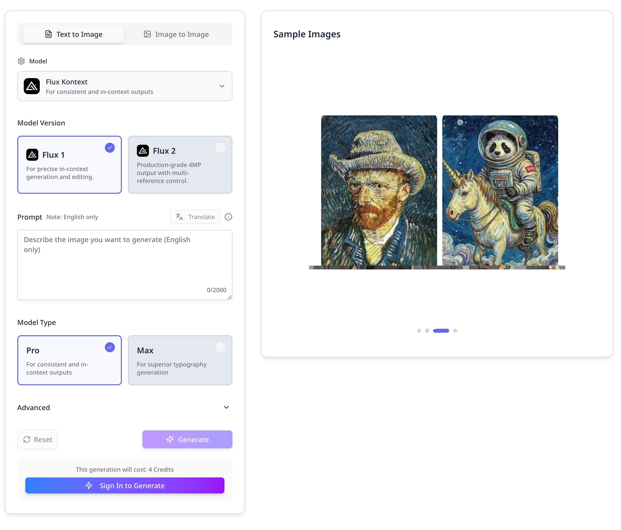 FLUX 2 - Multi-Reference AI Image Generator screenshot 2