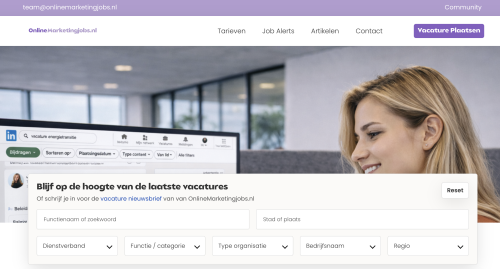 OnlineMarketingjobs.nl screenshot 1