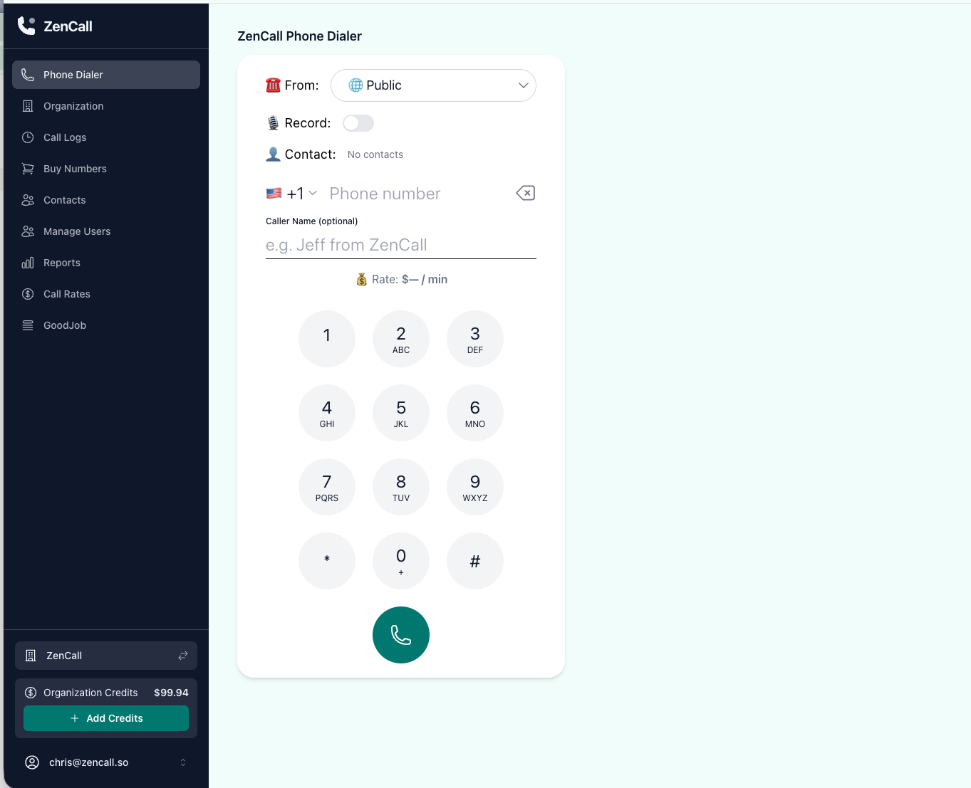 ZenCall screenshot 1