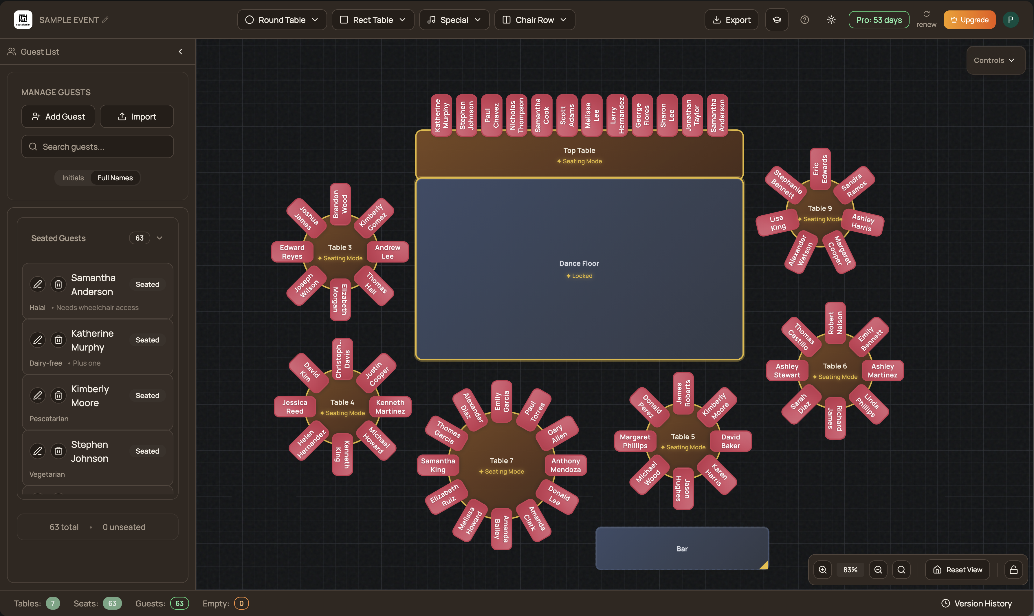 Seatplan.io screenshot 1