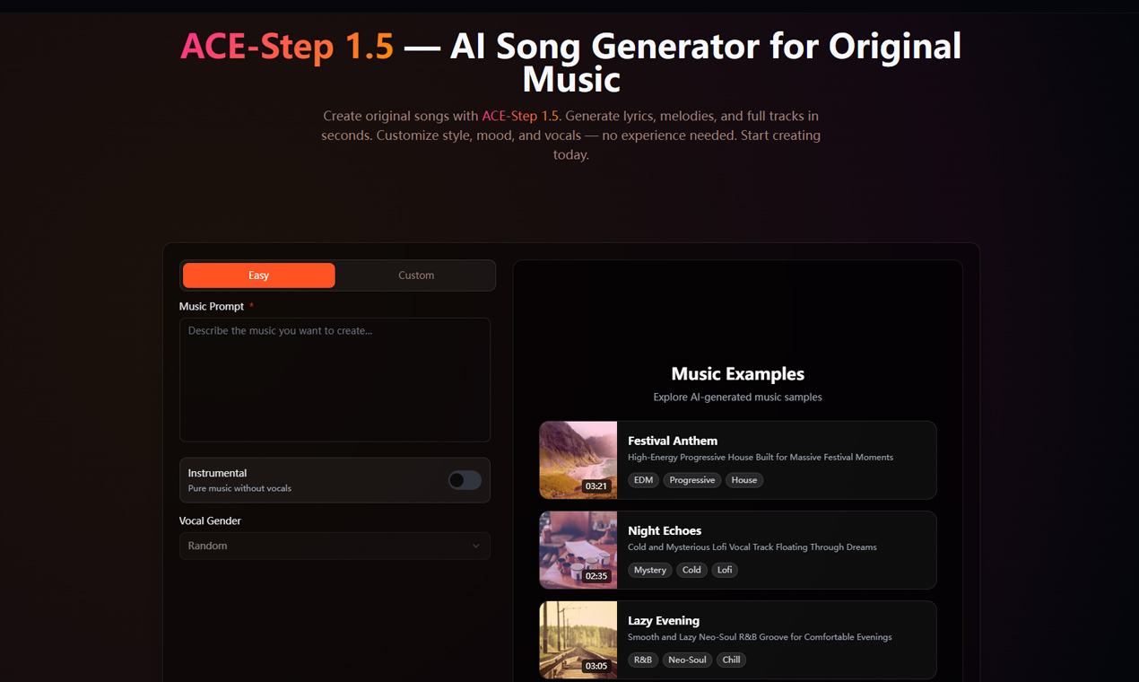 ACE-Step 1.5 screenshot 2