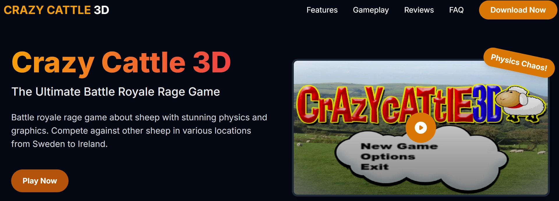 Crazy Cattle 3D Unblocked screenshot 1
