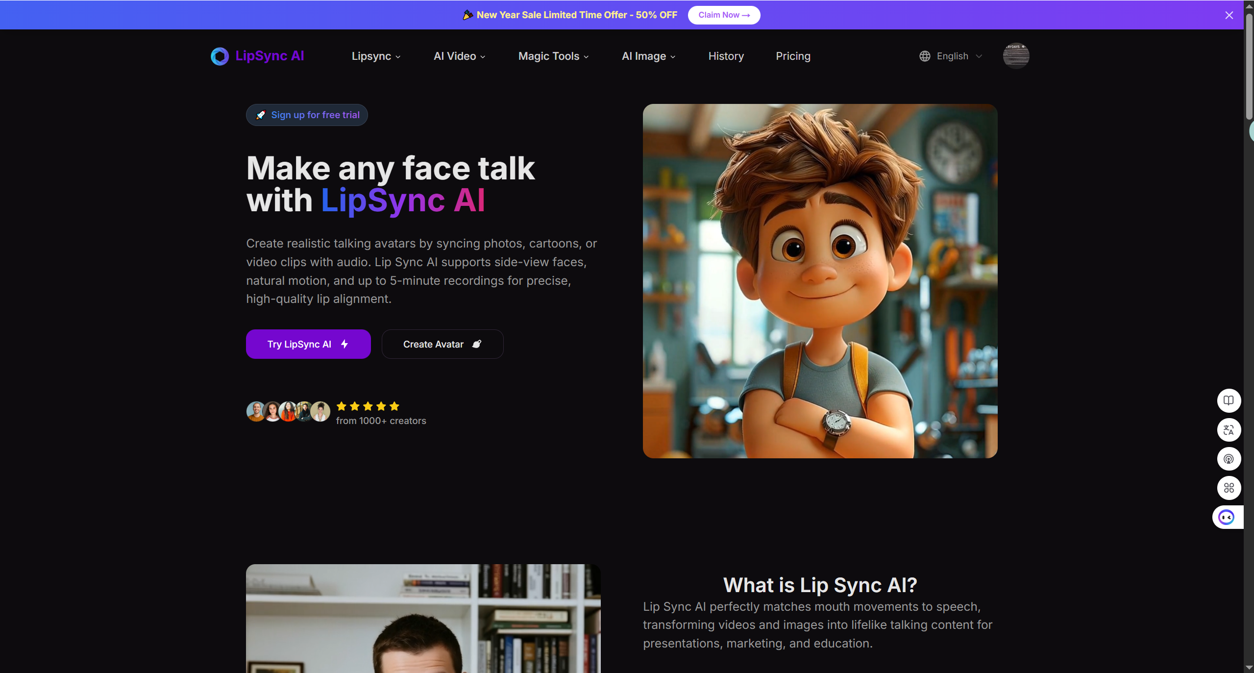 Lipsync AI screenshot 1