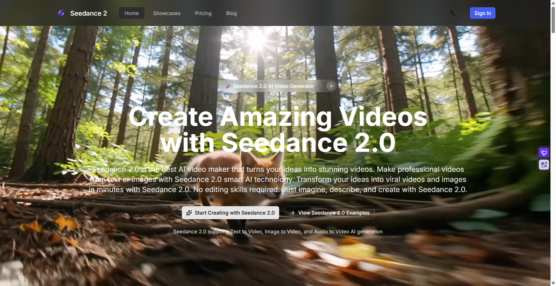 Seedance 2.0 AI Video Generator screenshot 1