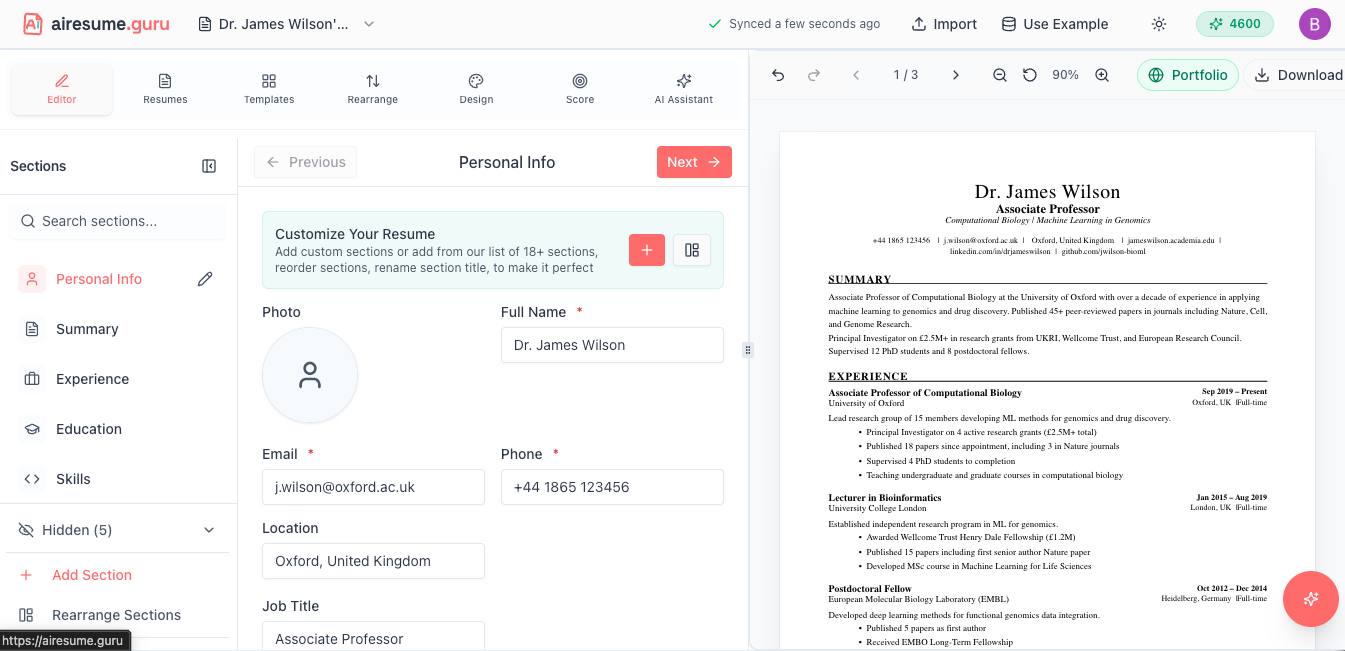 ResumeGuru screenshot 3