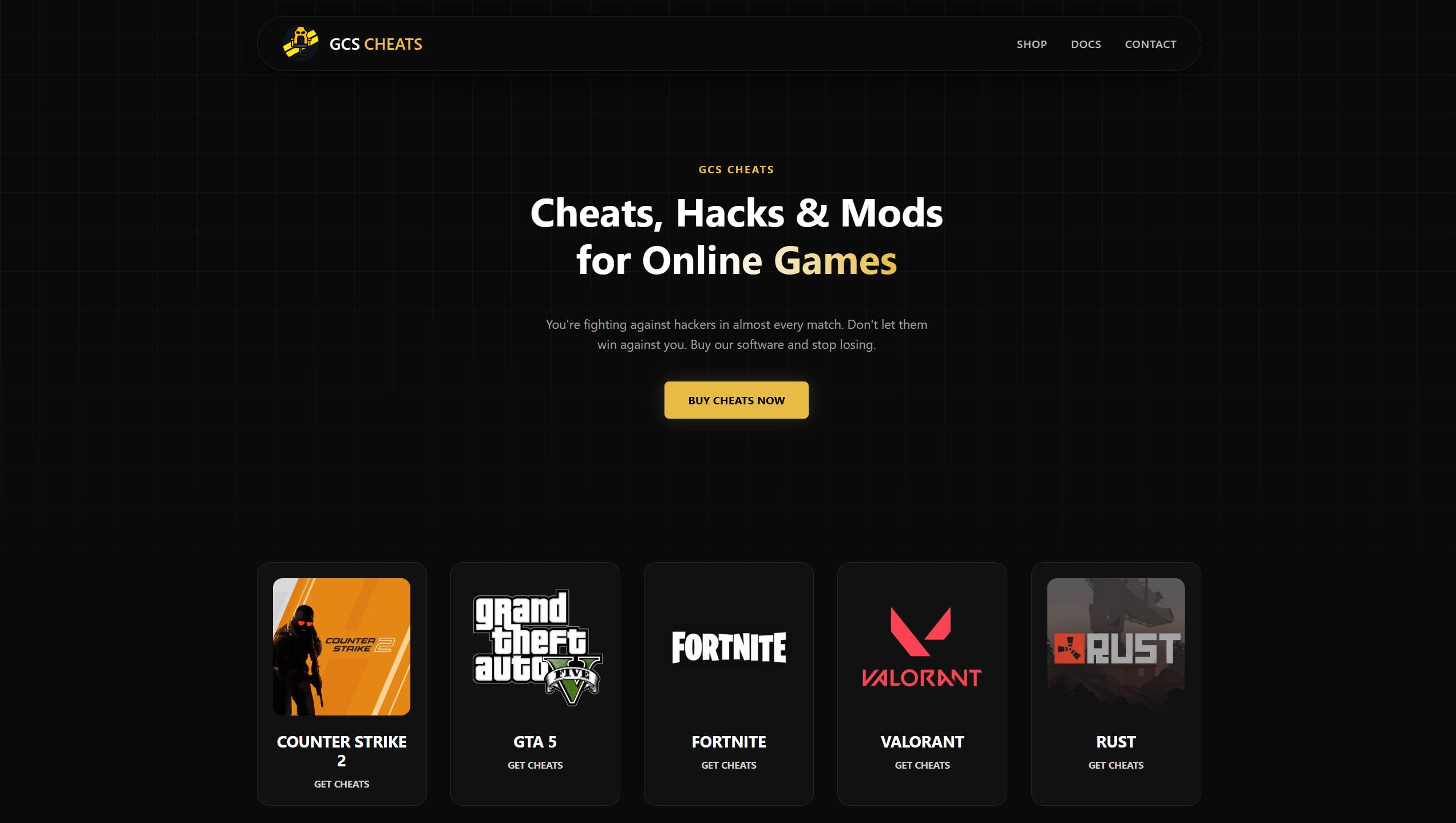 GCS Cheats screenshot 1