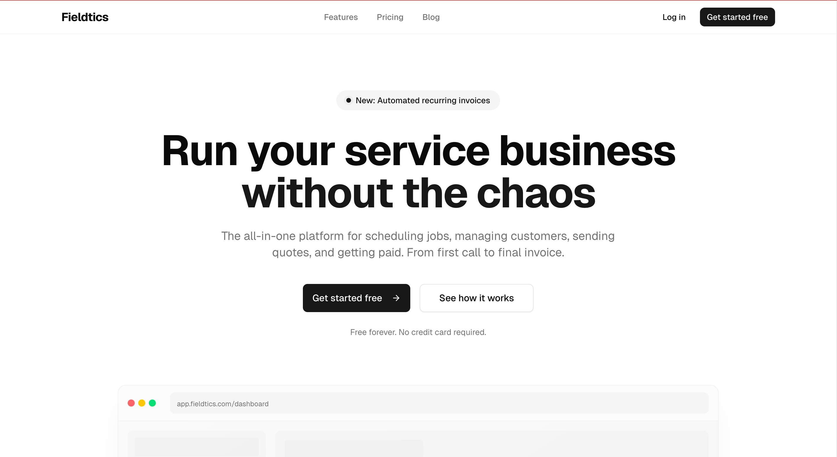 Fieldtics screenshot 1