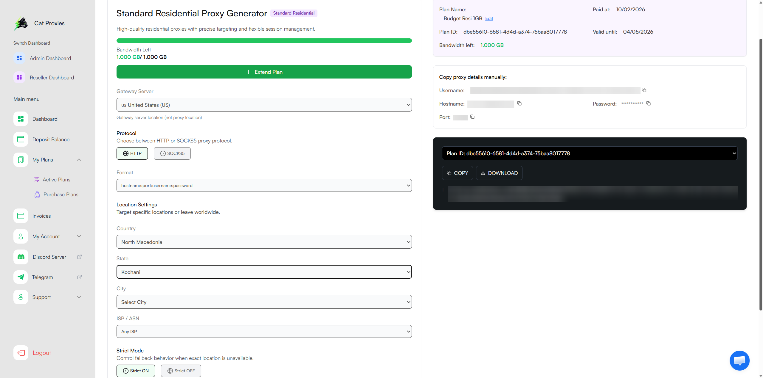 CatProxies screenshot 2