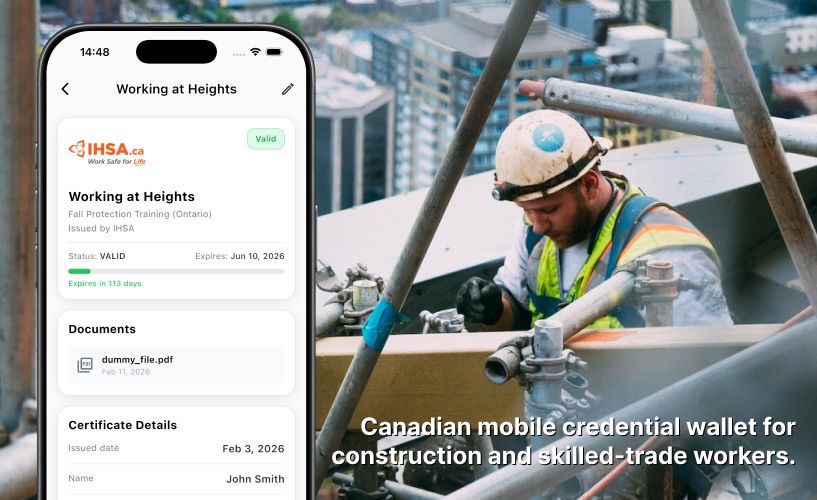 WorkSitePass screenshot 1