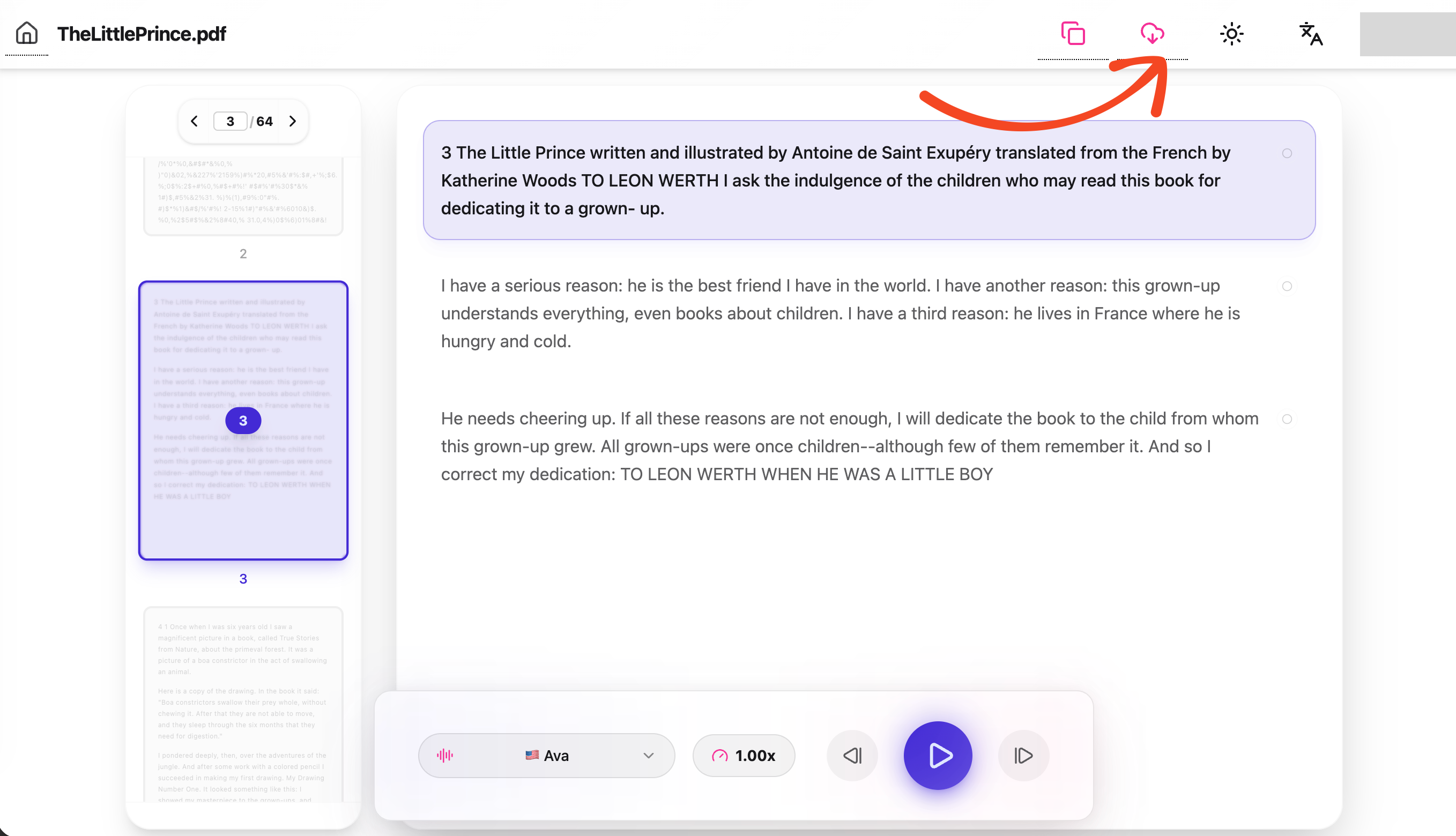 Read PDF Aloud screenshot 3