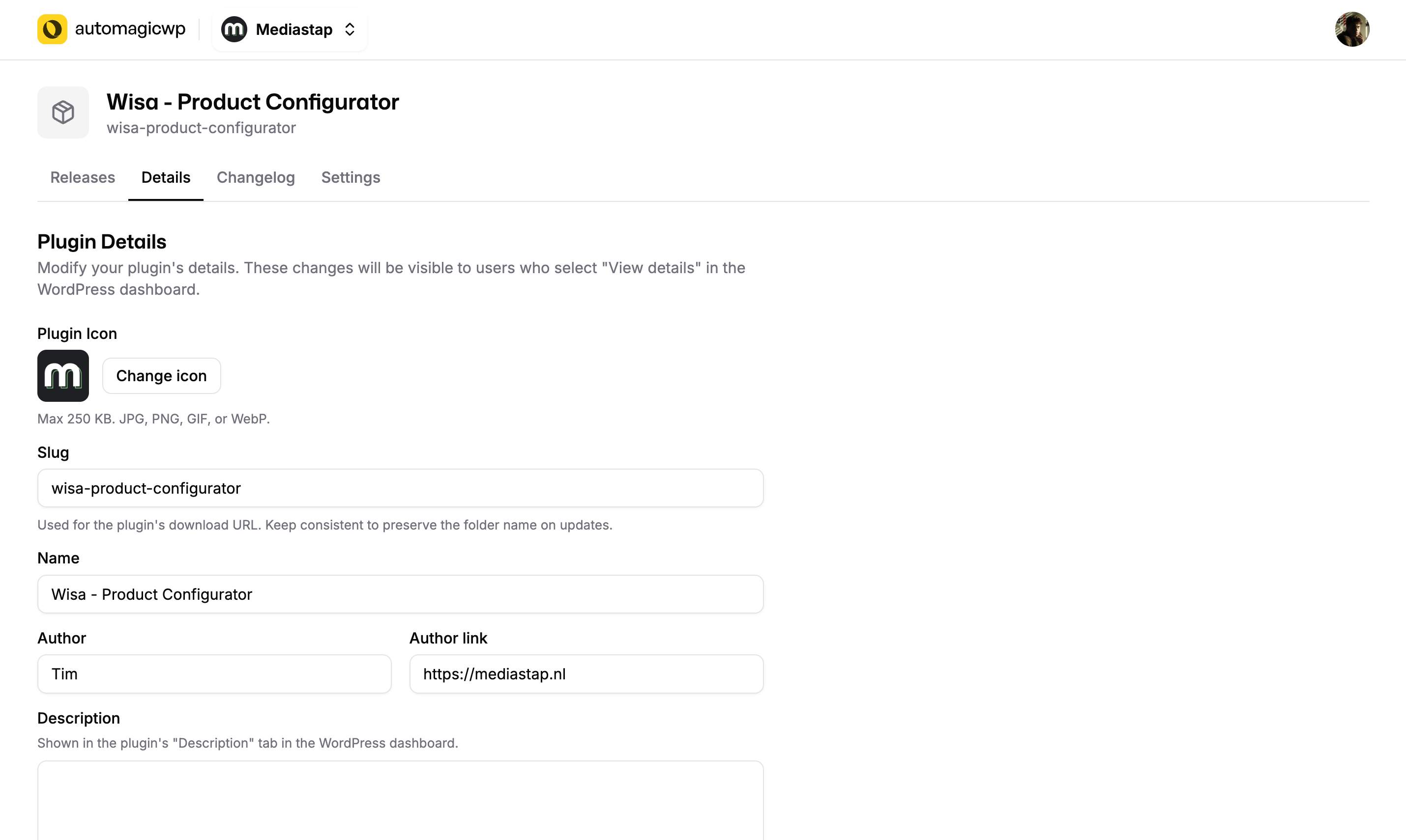 AutomagicWP screenshot 1