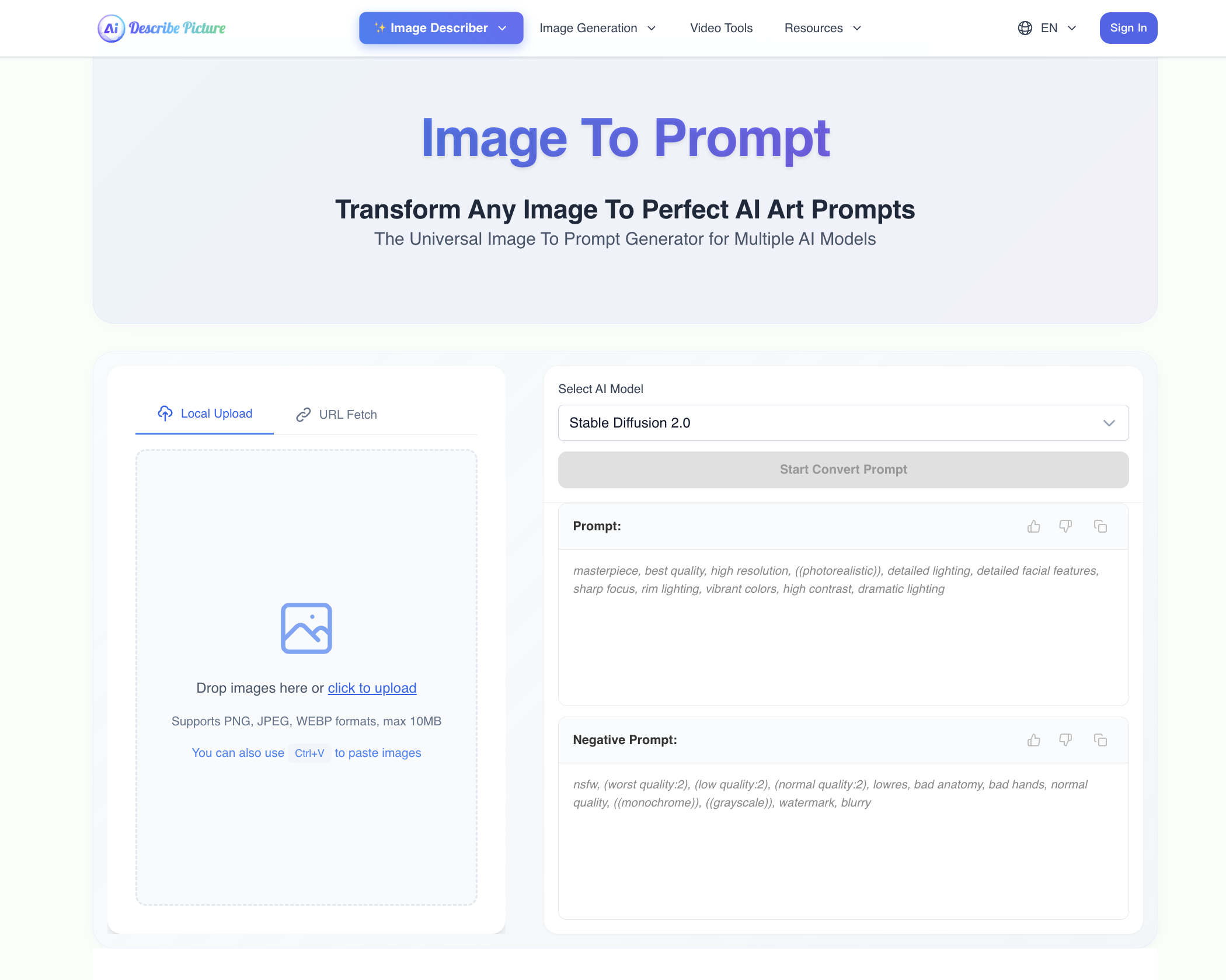 Image Describer screenshot 3