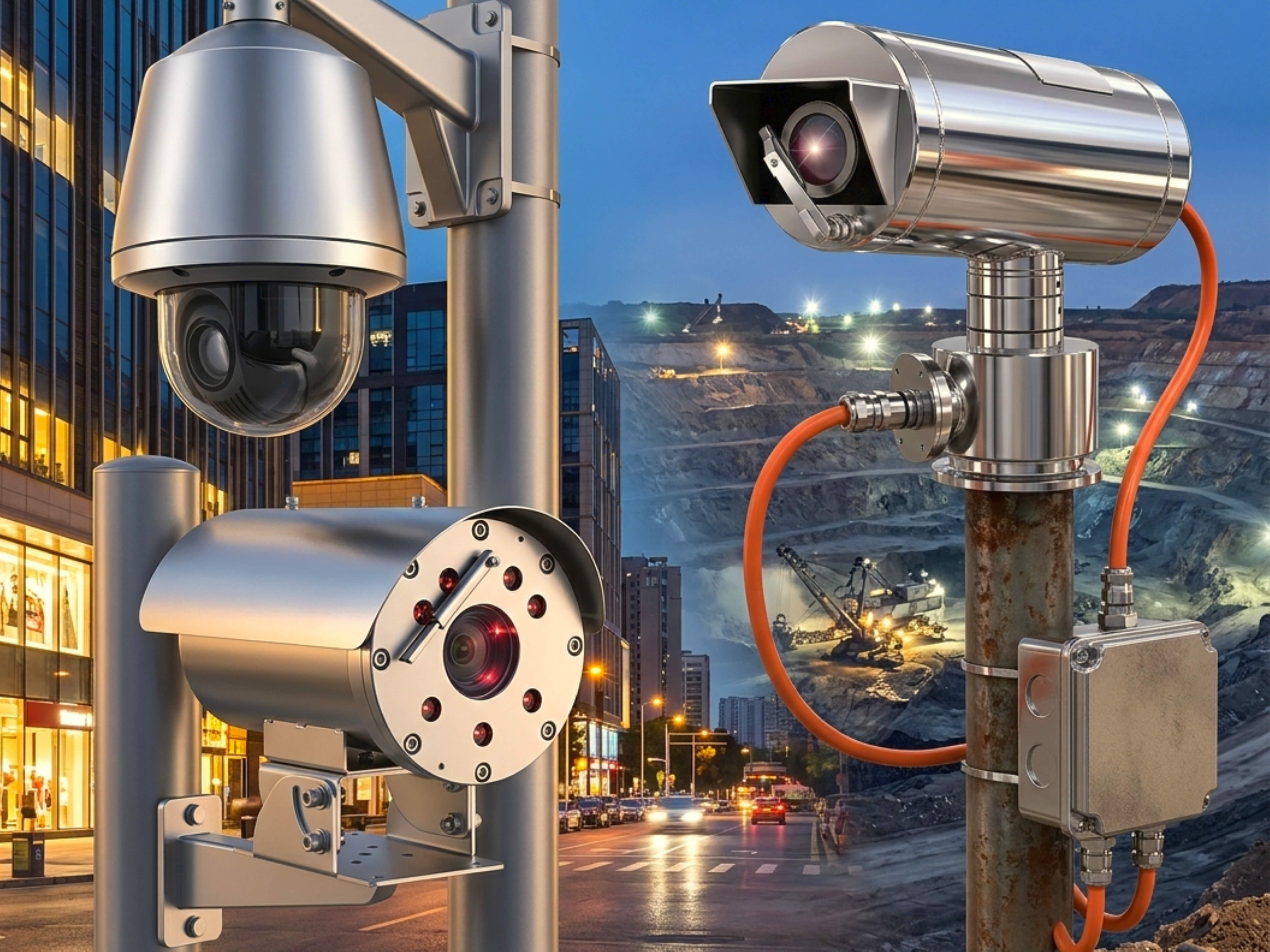 Cámaras de Acero Inoxidable en Minería y Seguridad Ciudadana screenshot 1