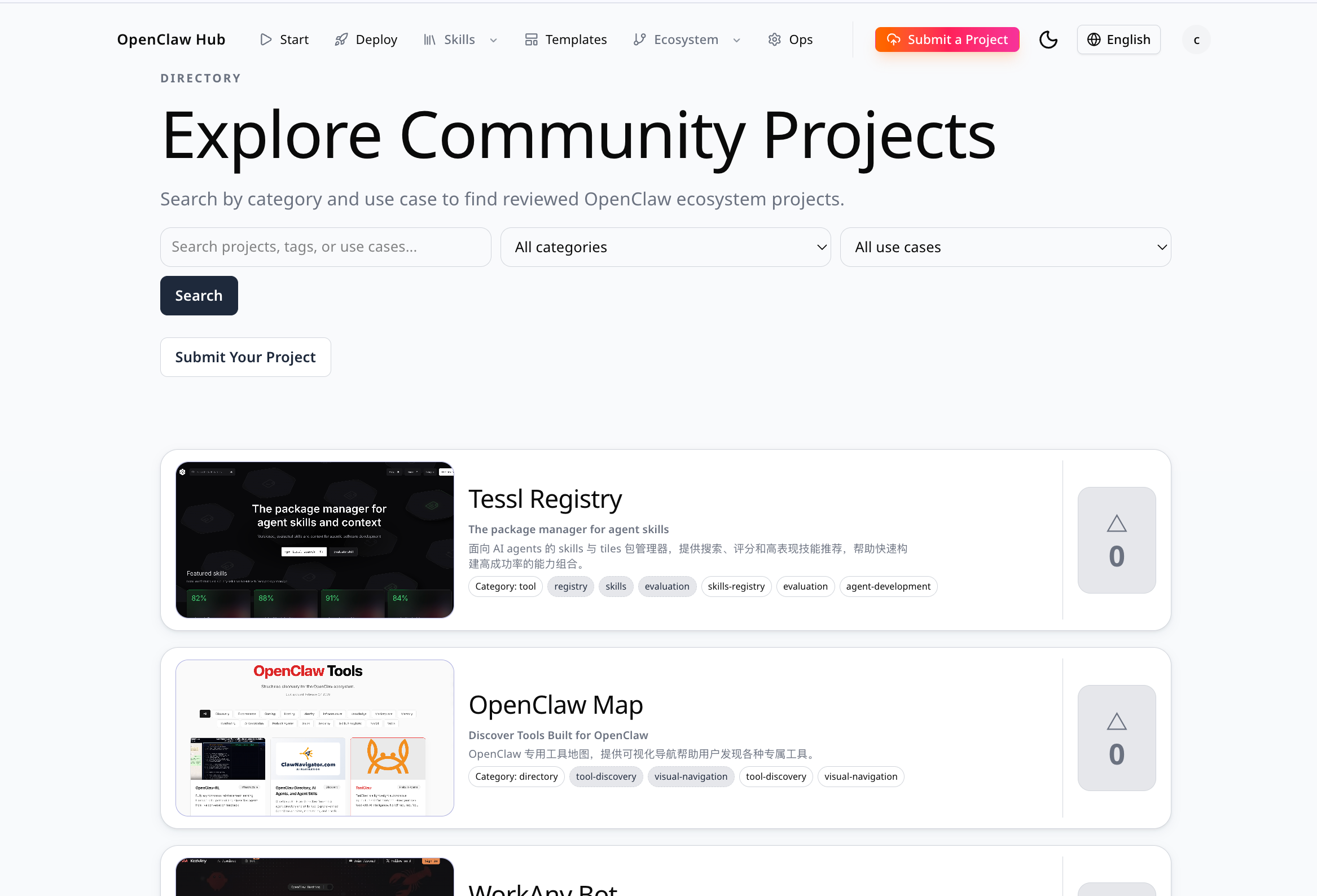 OpenClaw Hub screenshot 3