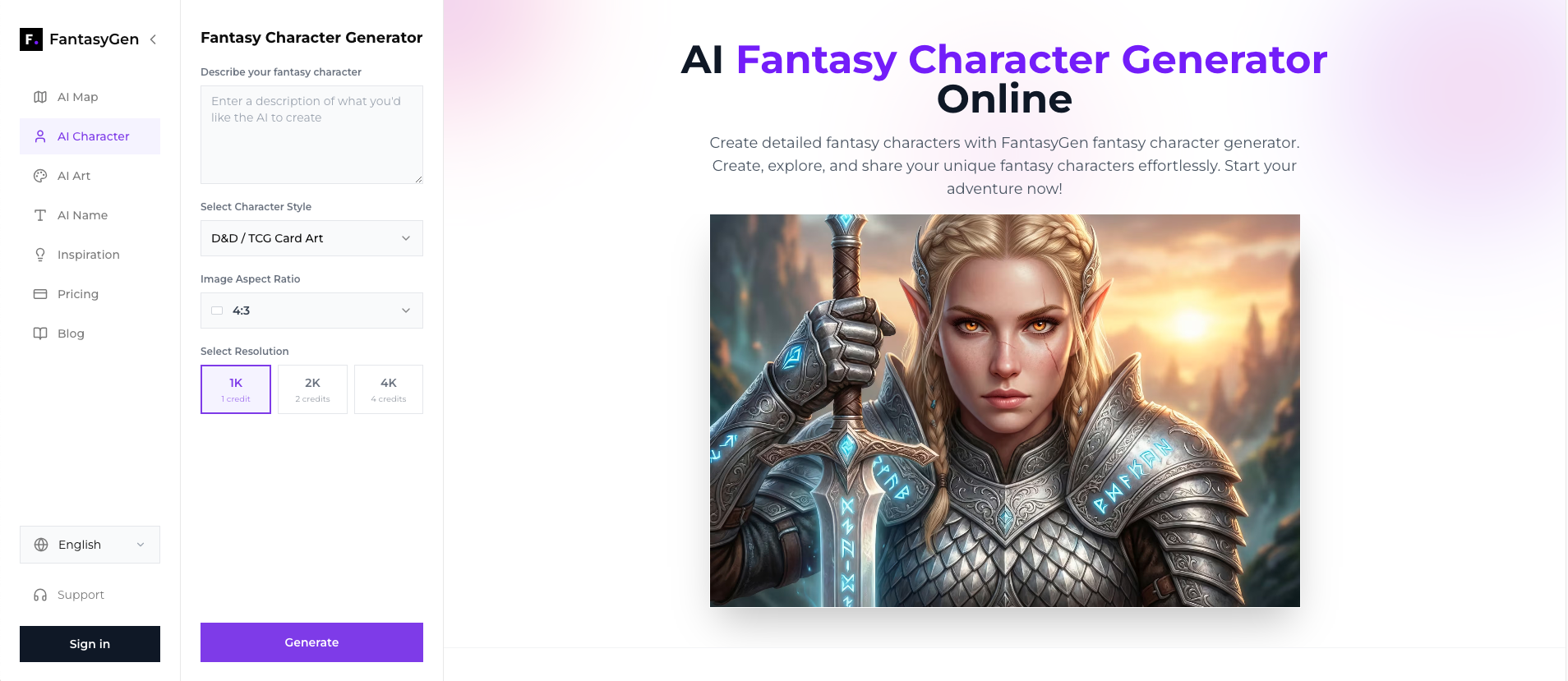 FantasyGen screenshot 3