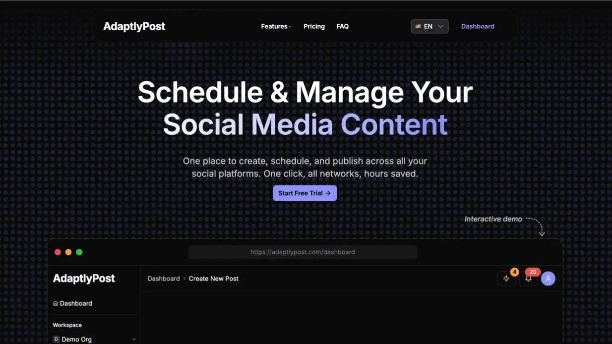 AdaptlyPost screenshot 1