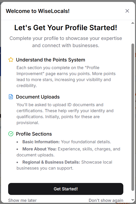 WiseLocals screenshot 1