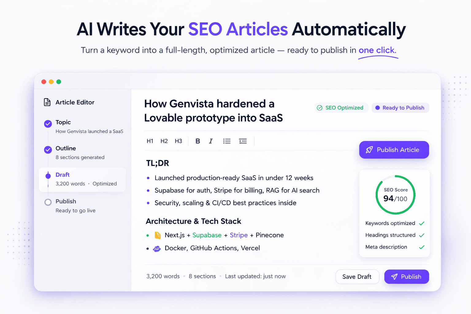 LovableSEO screenshot 1