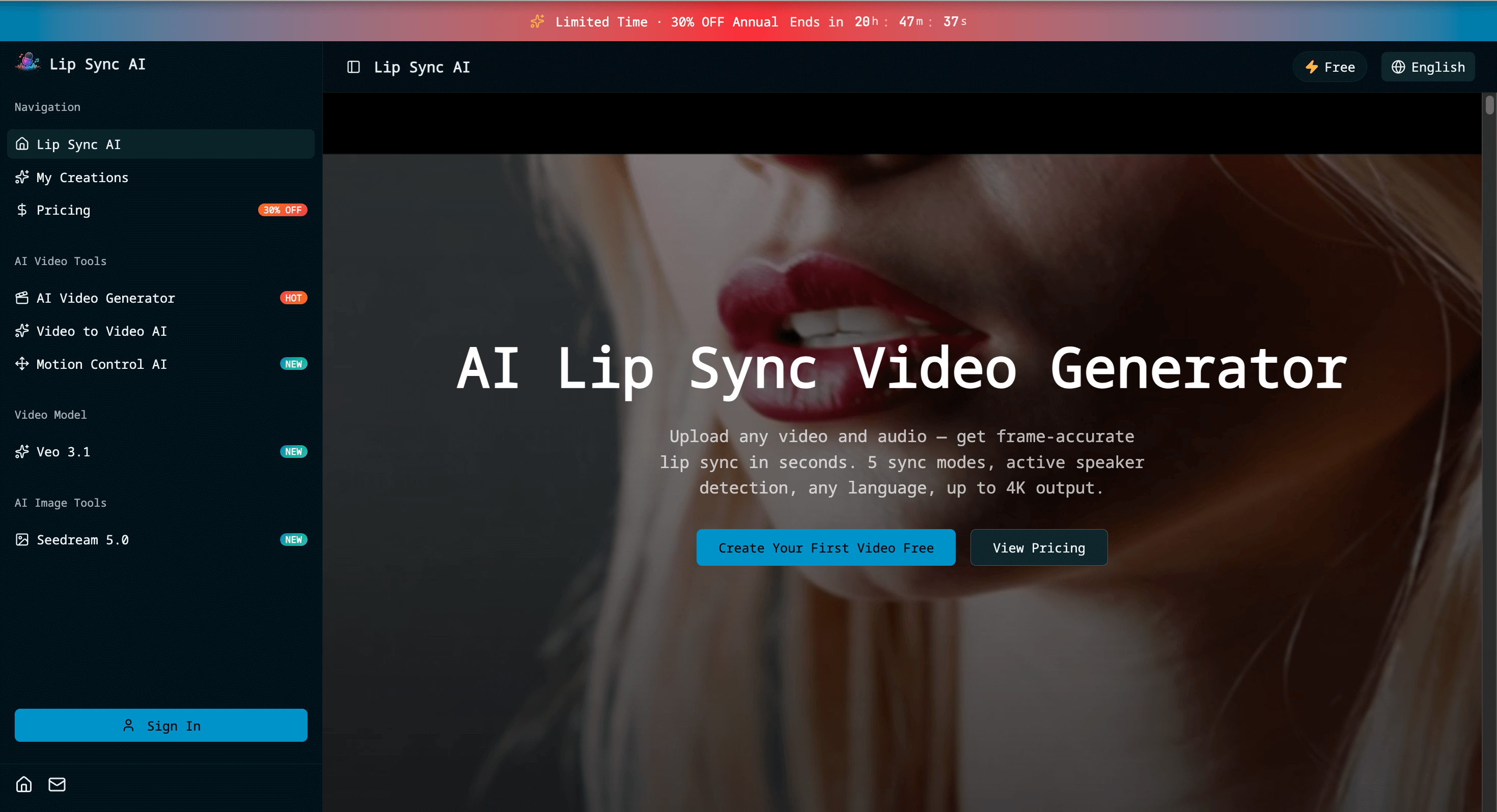Lip Sync AI screenshot 1